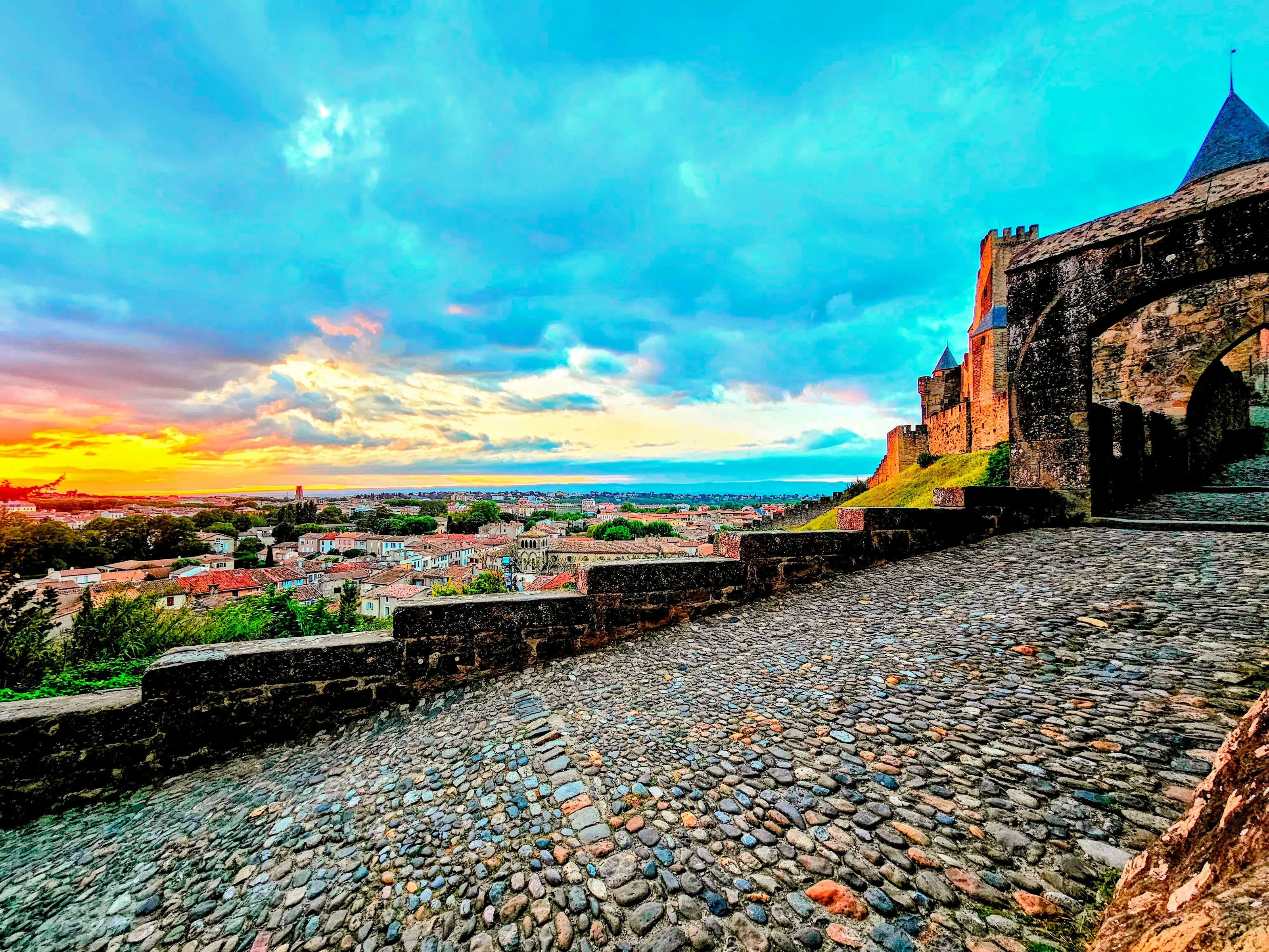 Carcassonne Sunset