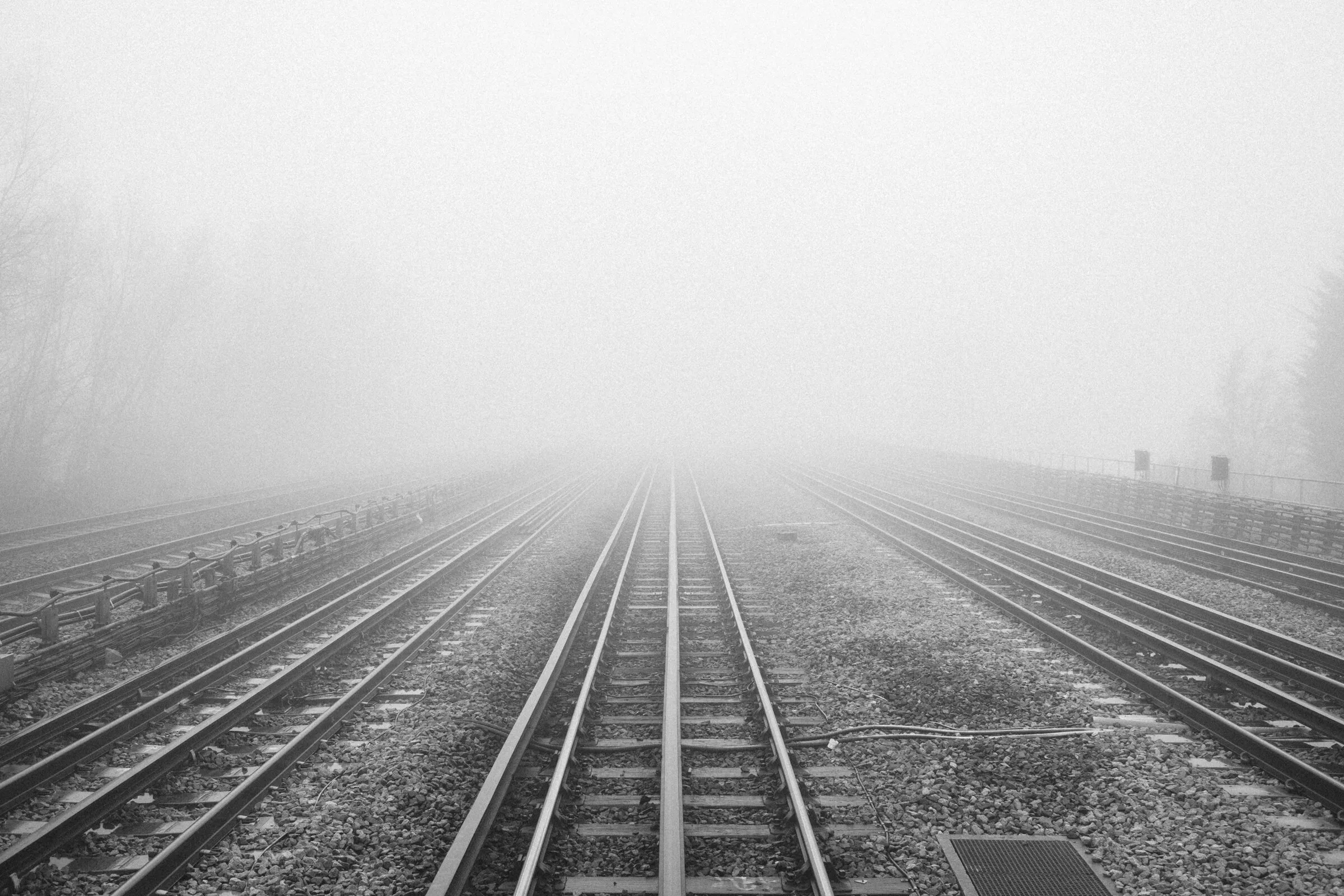 fog on the Northbound Local line