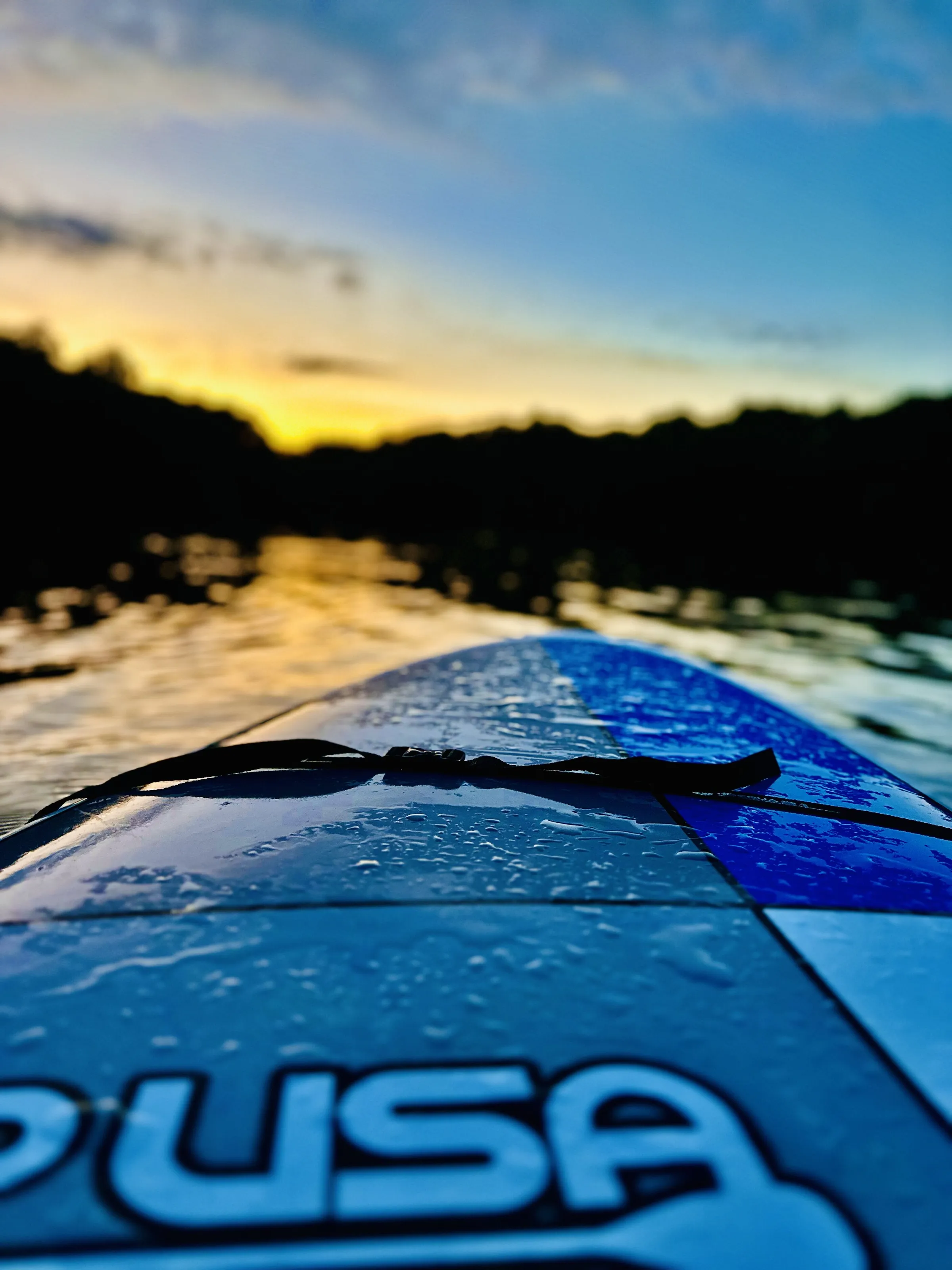 Paddle Boarding at Sunset