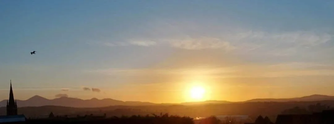 Sunset with Mourne Mountains