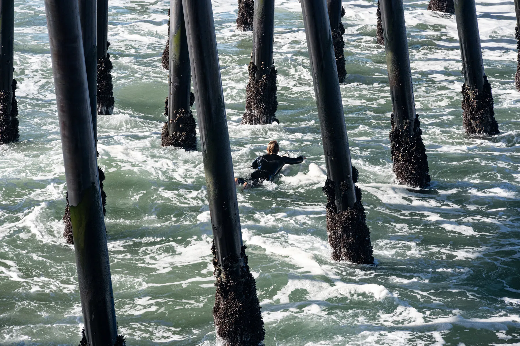 Under the pier