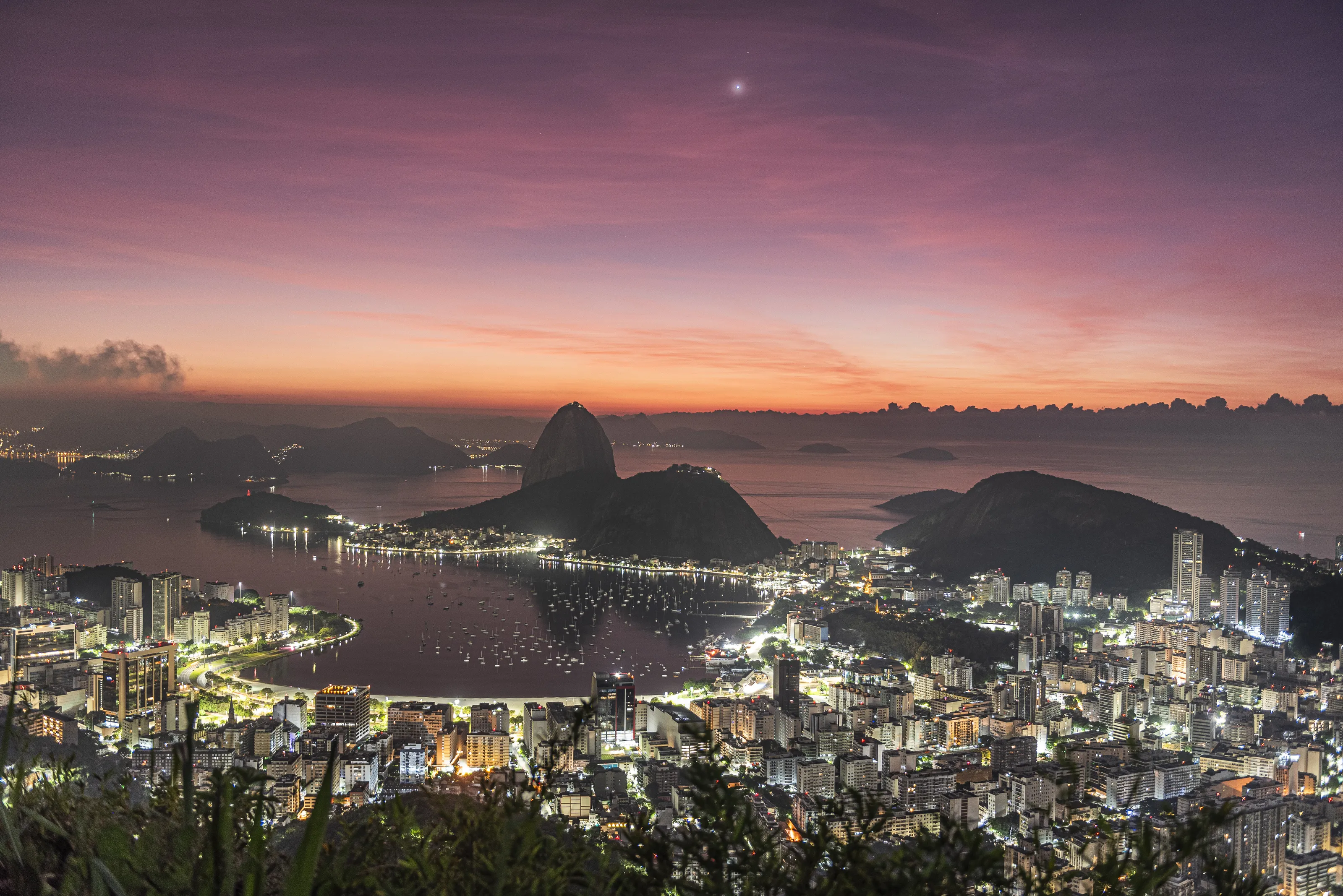 sunrise in mirante santa marta