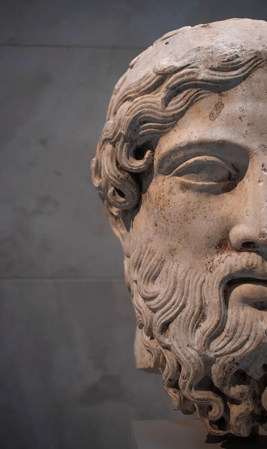 Greek bust at the MET NYC