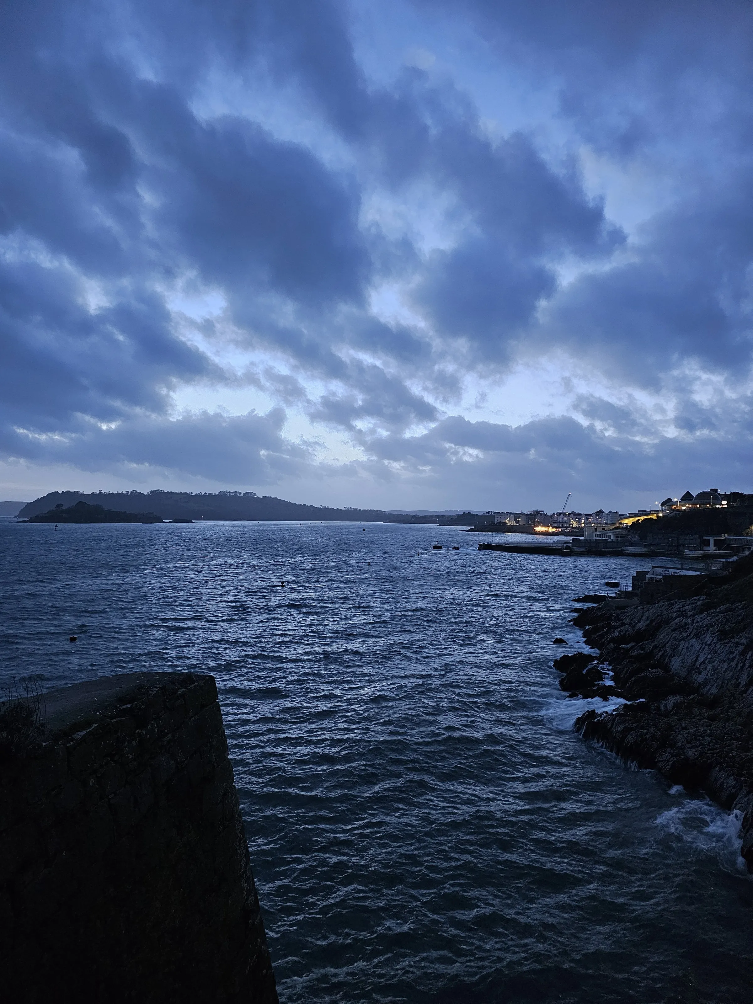 Stormy sunset