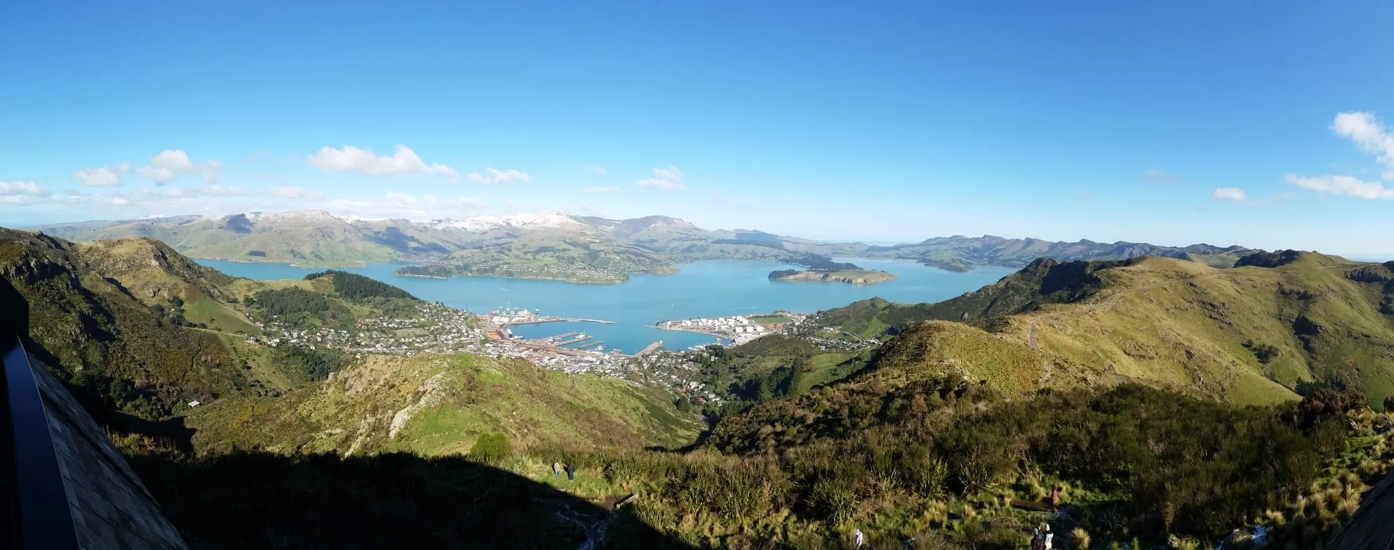 Lyttelton harbour, South Island NZ from the Christchurch gondola