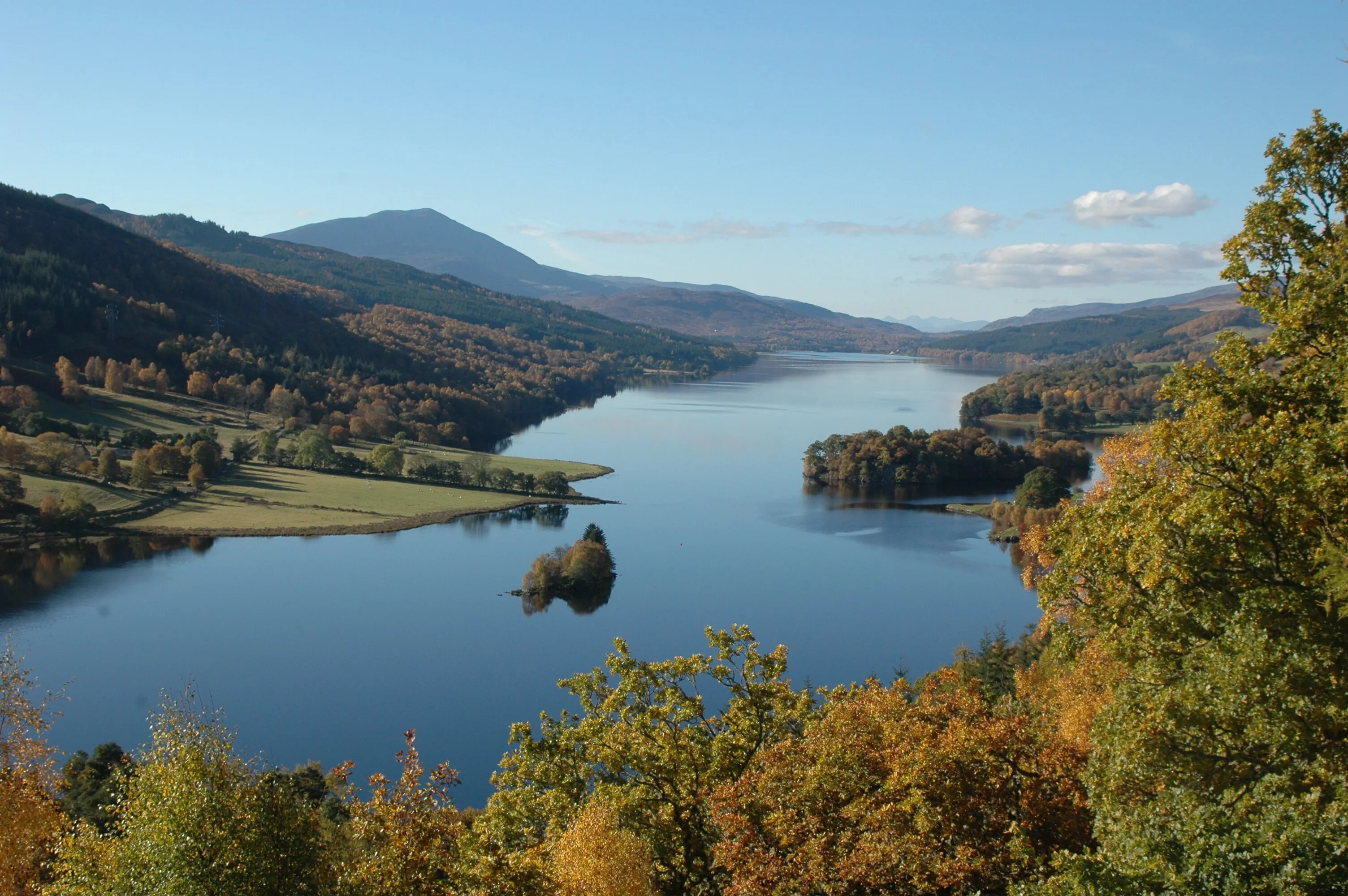 Queens View Loch Tummel Perthshire Scotland