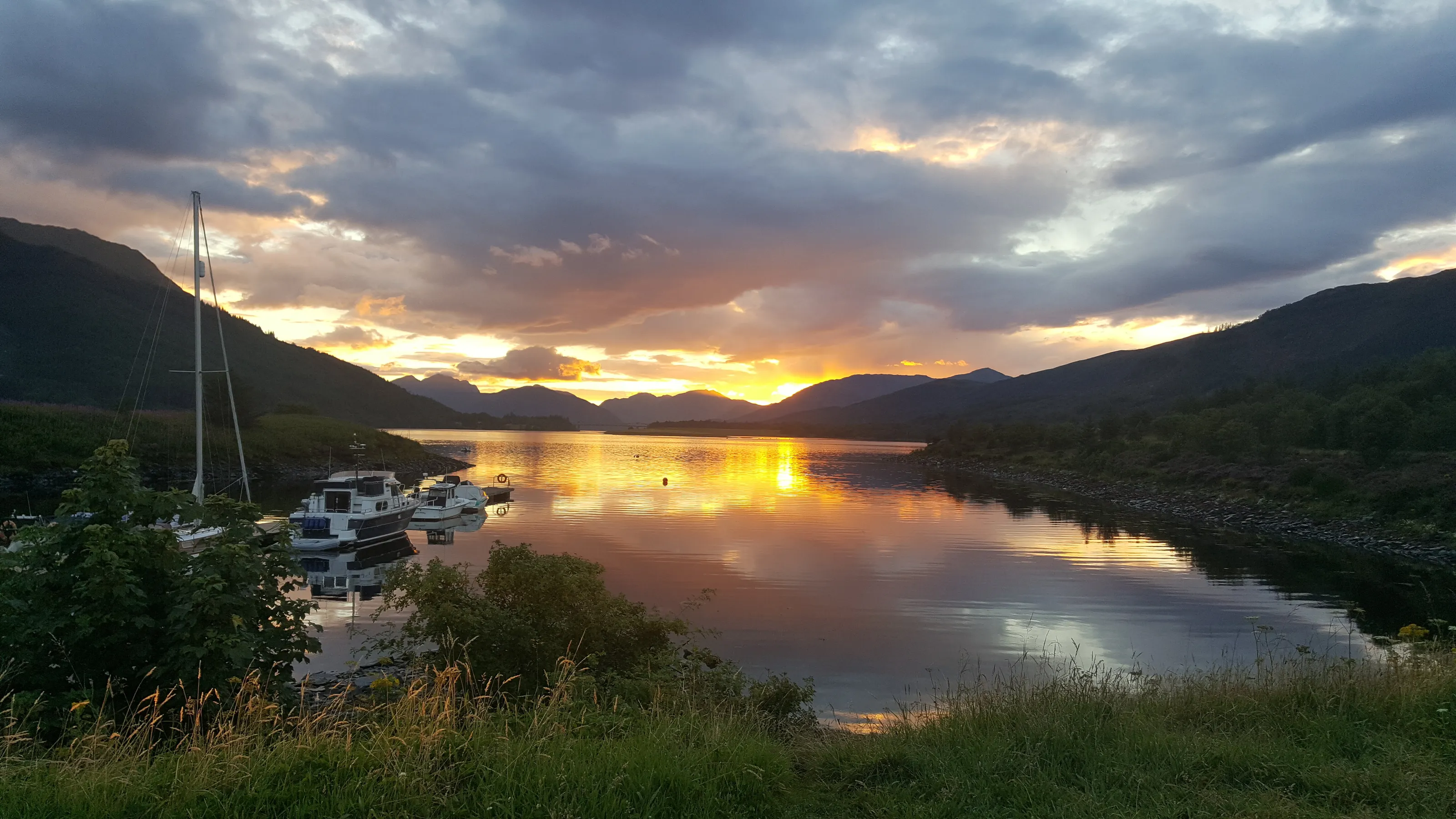 Highland sunset