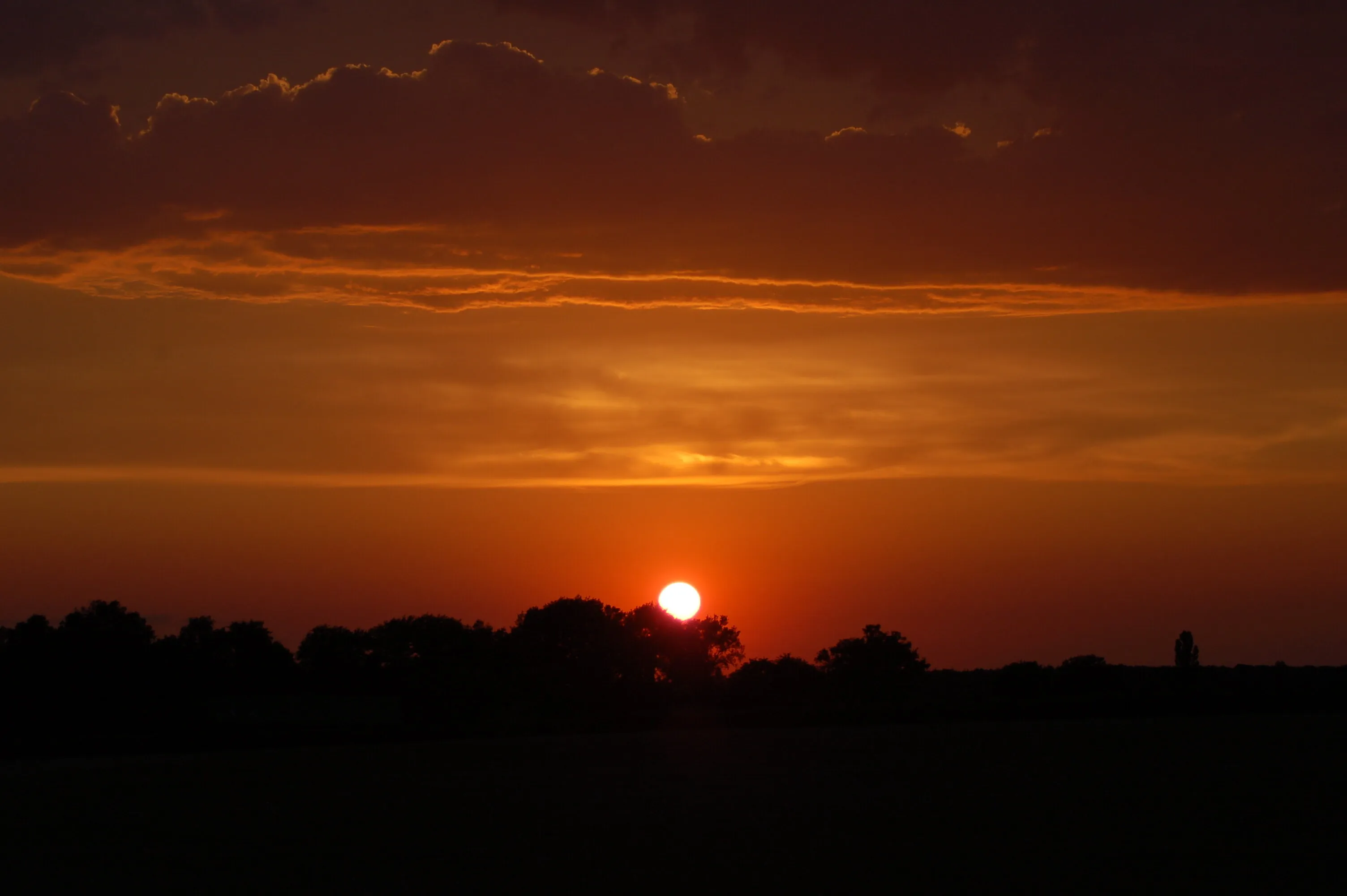 A beautiful French sunset