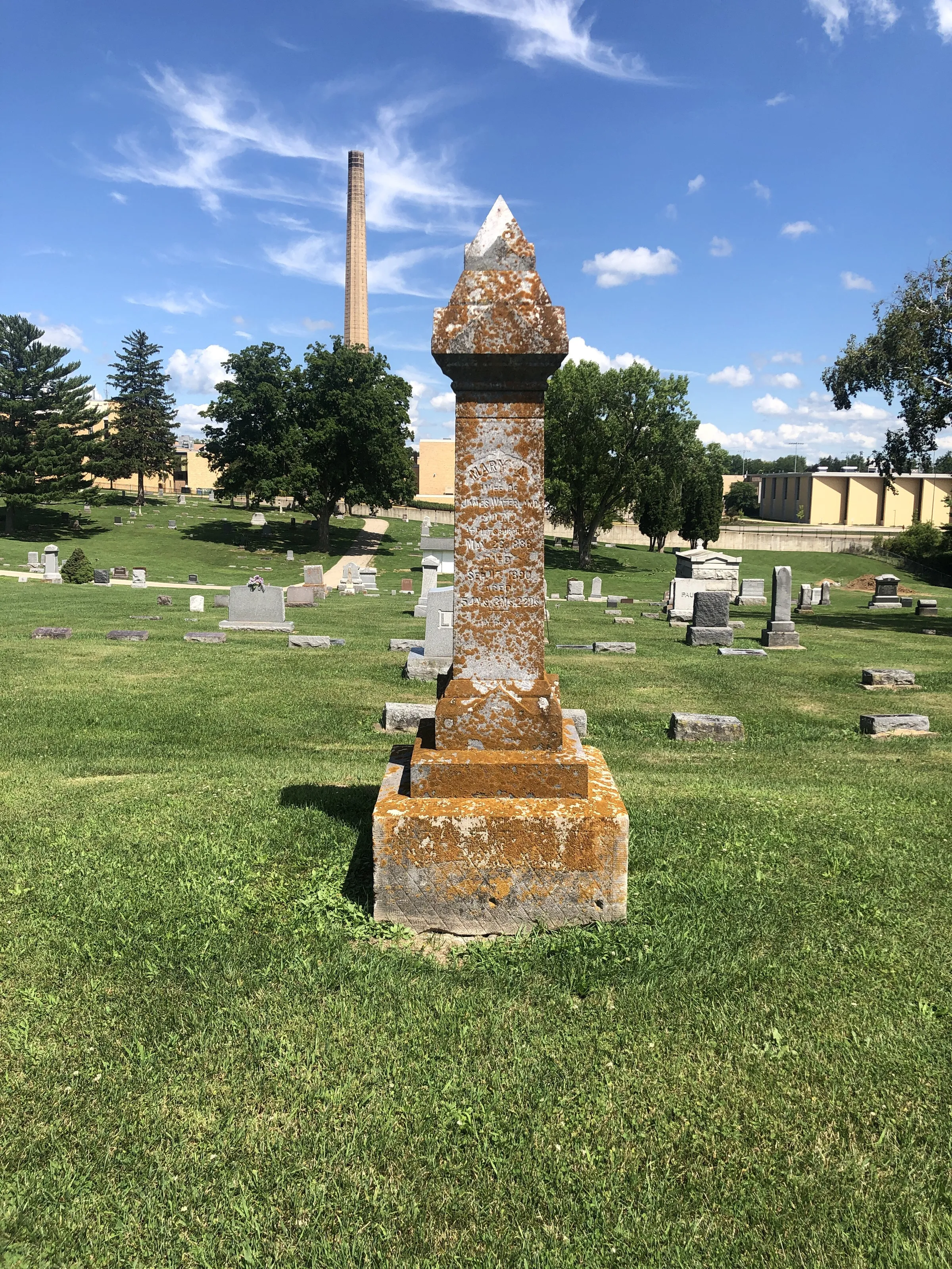 Greenwood Cemetery in Platteville, Wisconsin