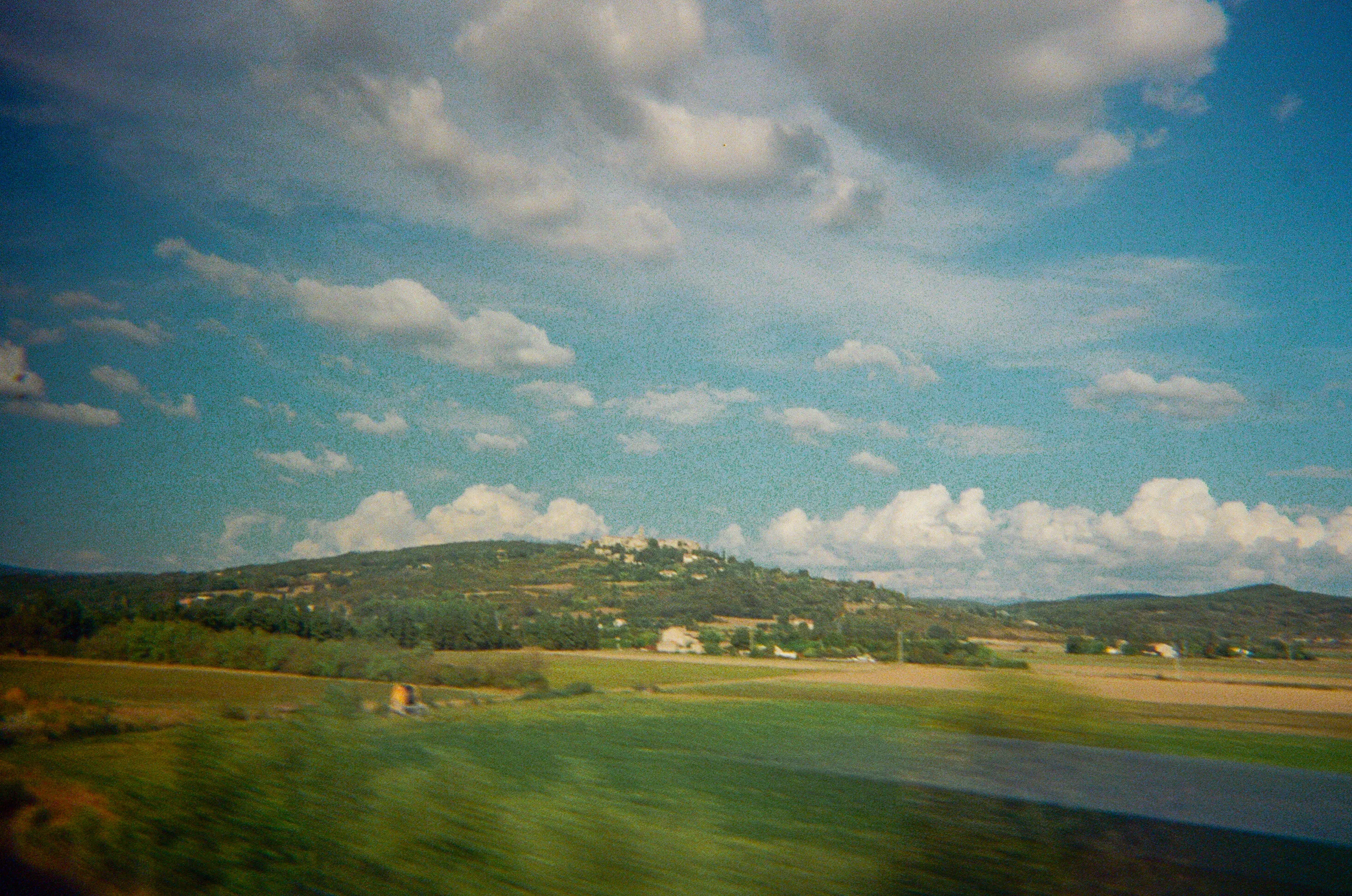 Southern France, via train