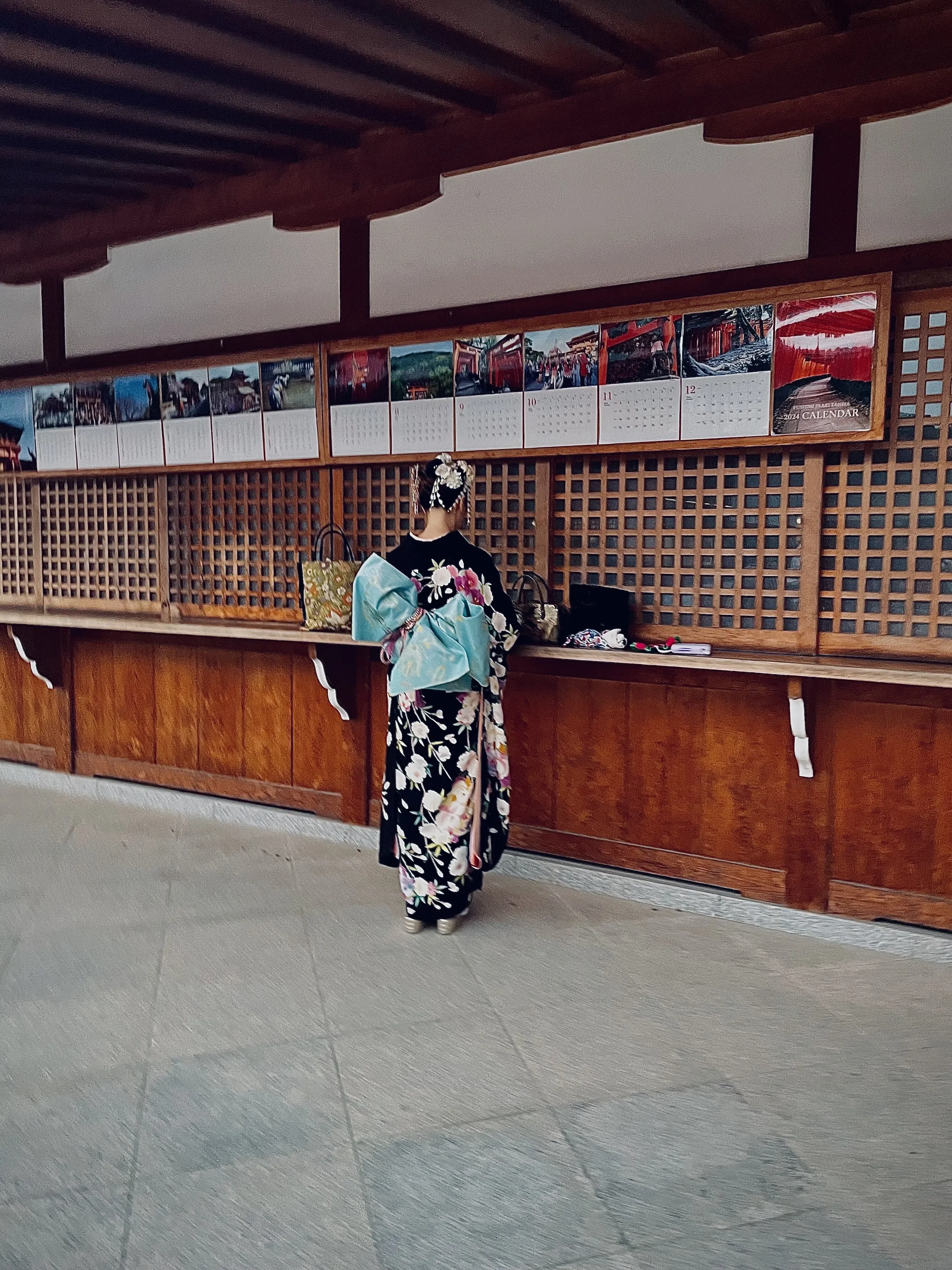 Kimono from behind