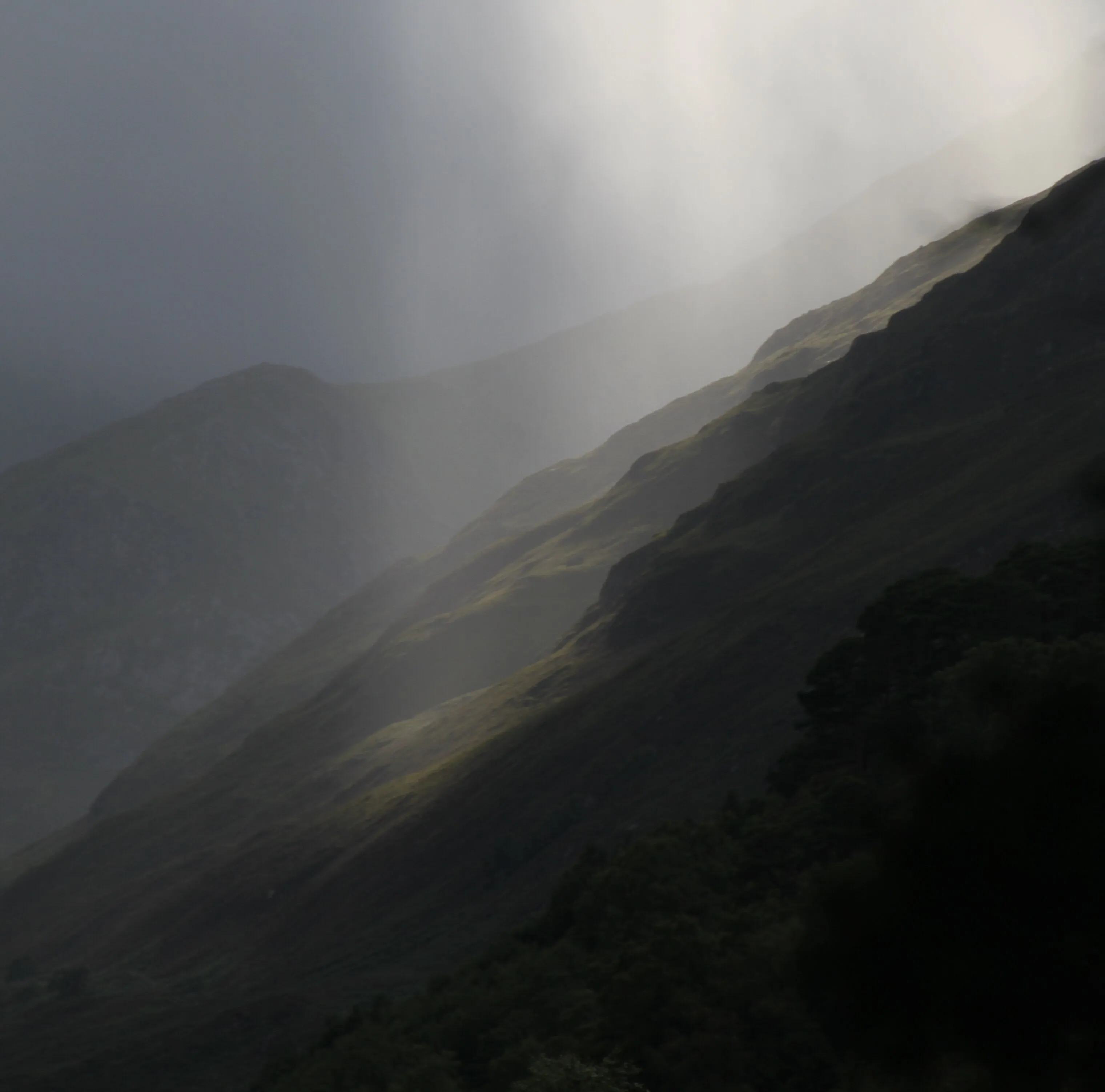 Light on the hills