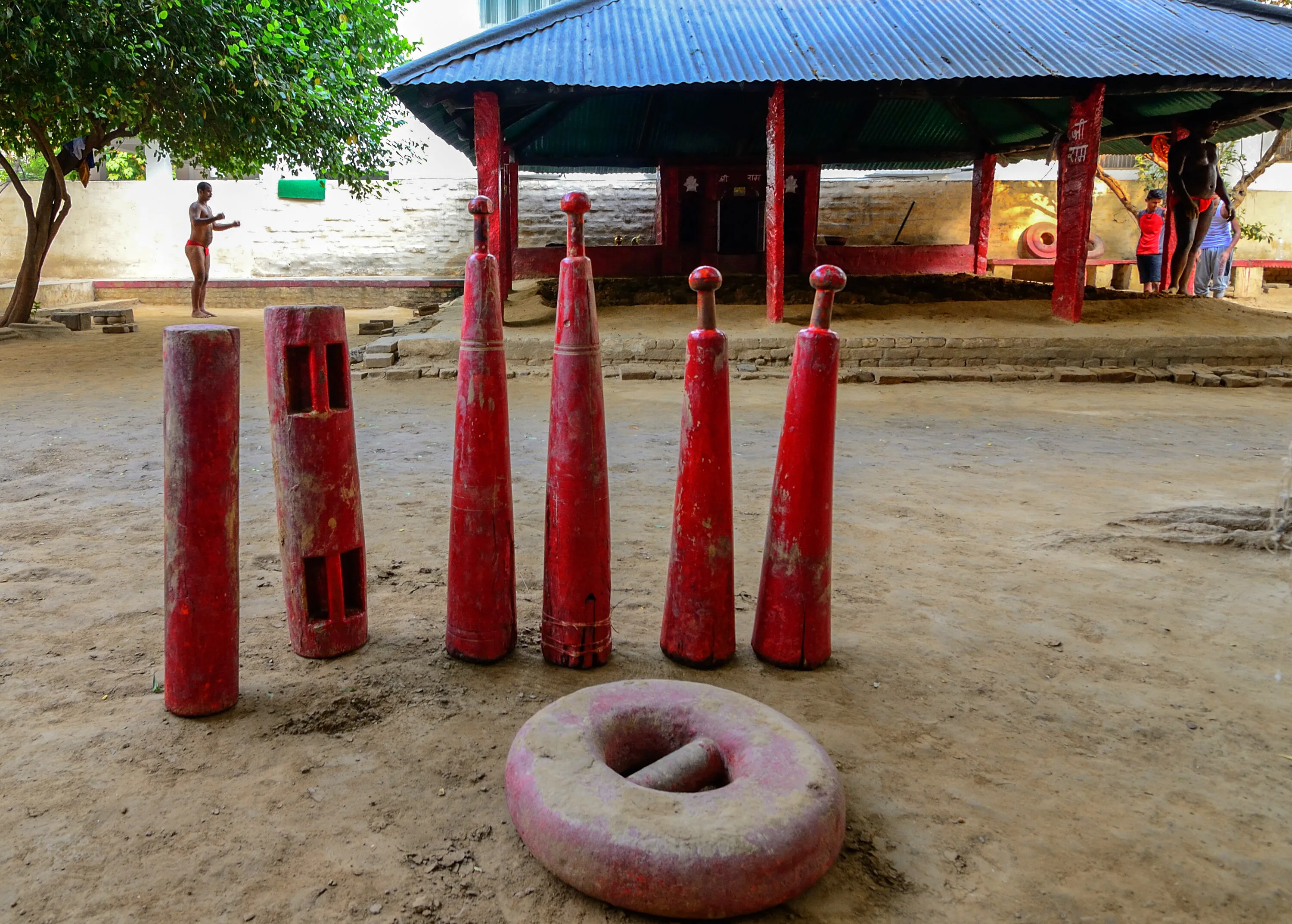 The man at akhara