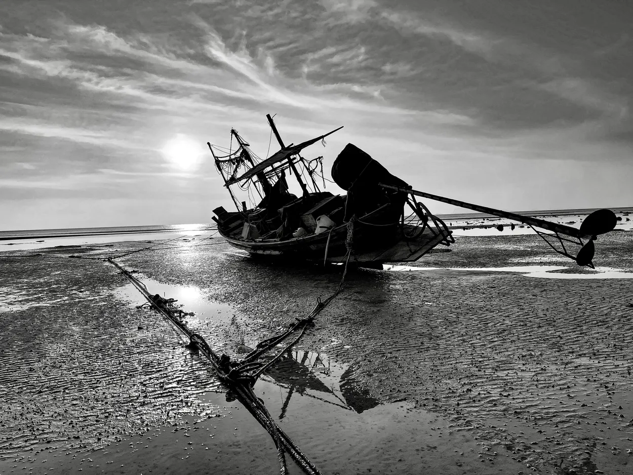 Stranded Boats in Black and White - transport photo contest ...