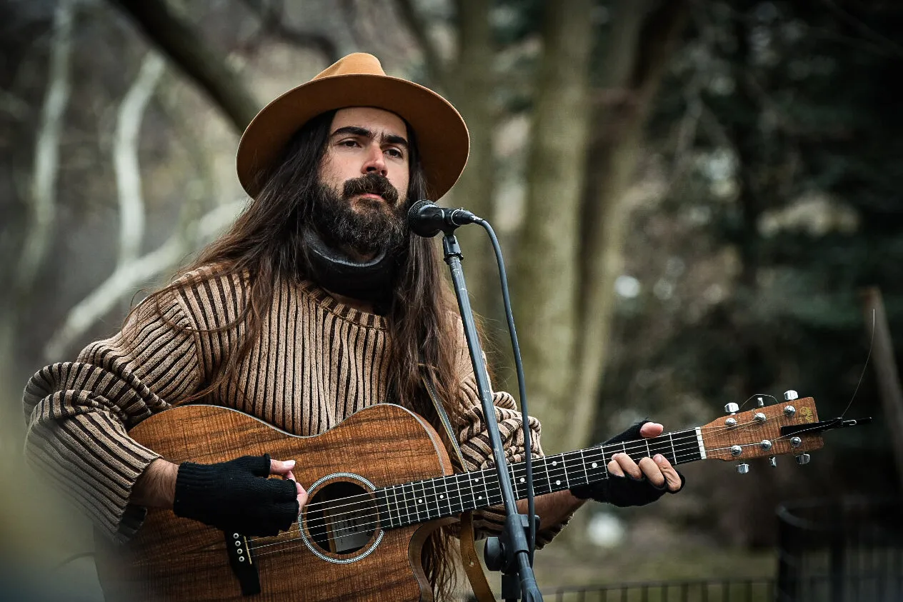 Busking in Central Park