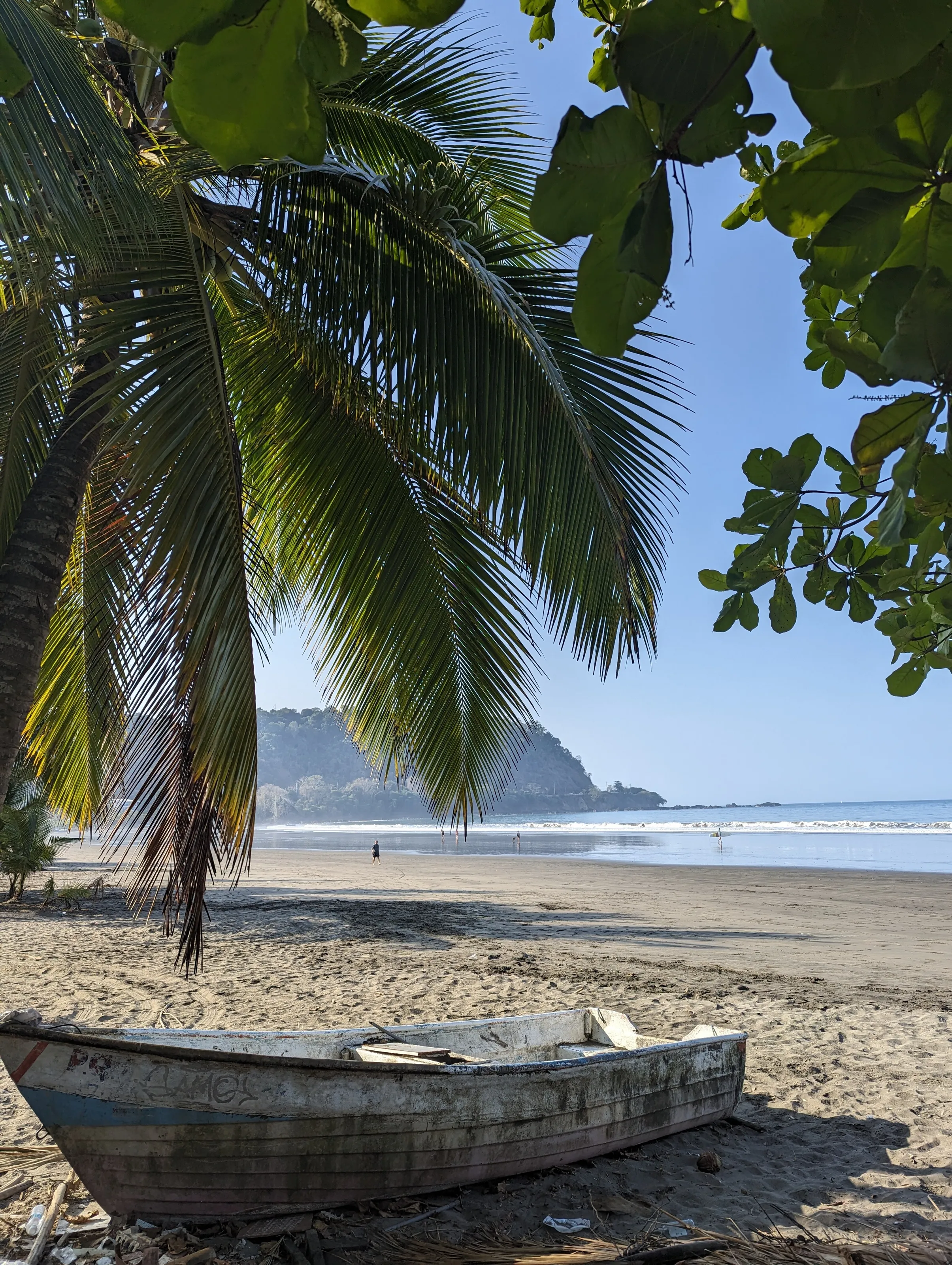 An early morning walk on the Costa Rican coast.