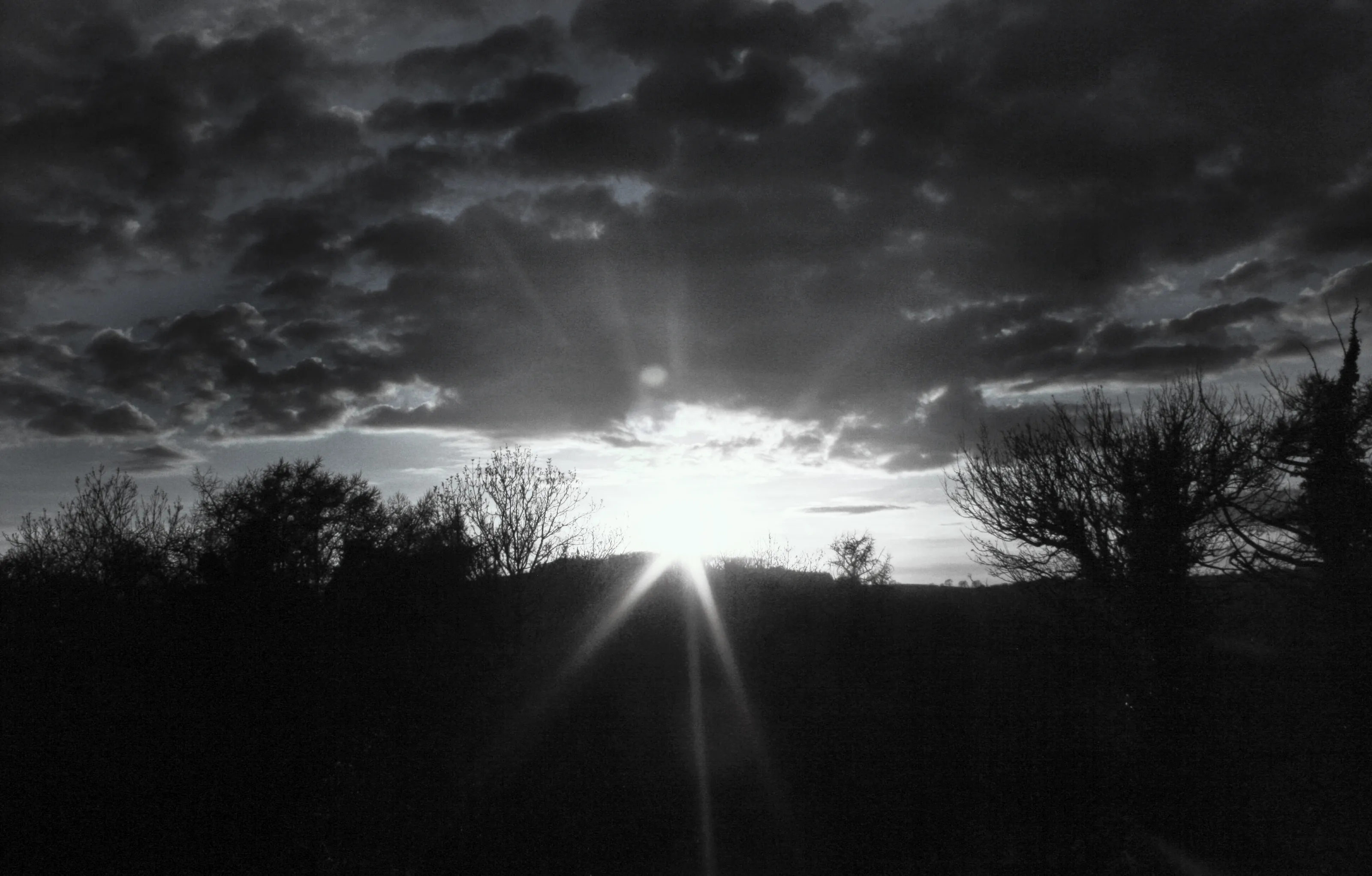 clouds in the evening