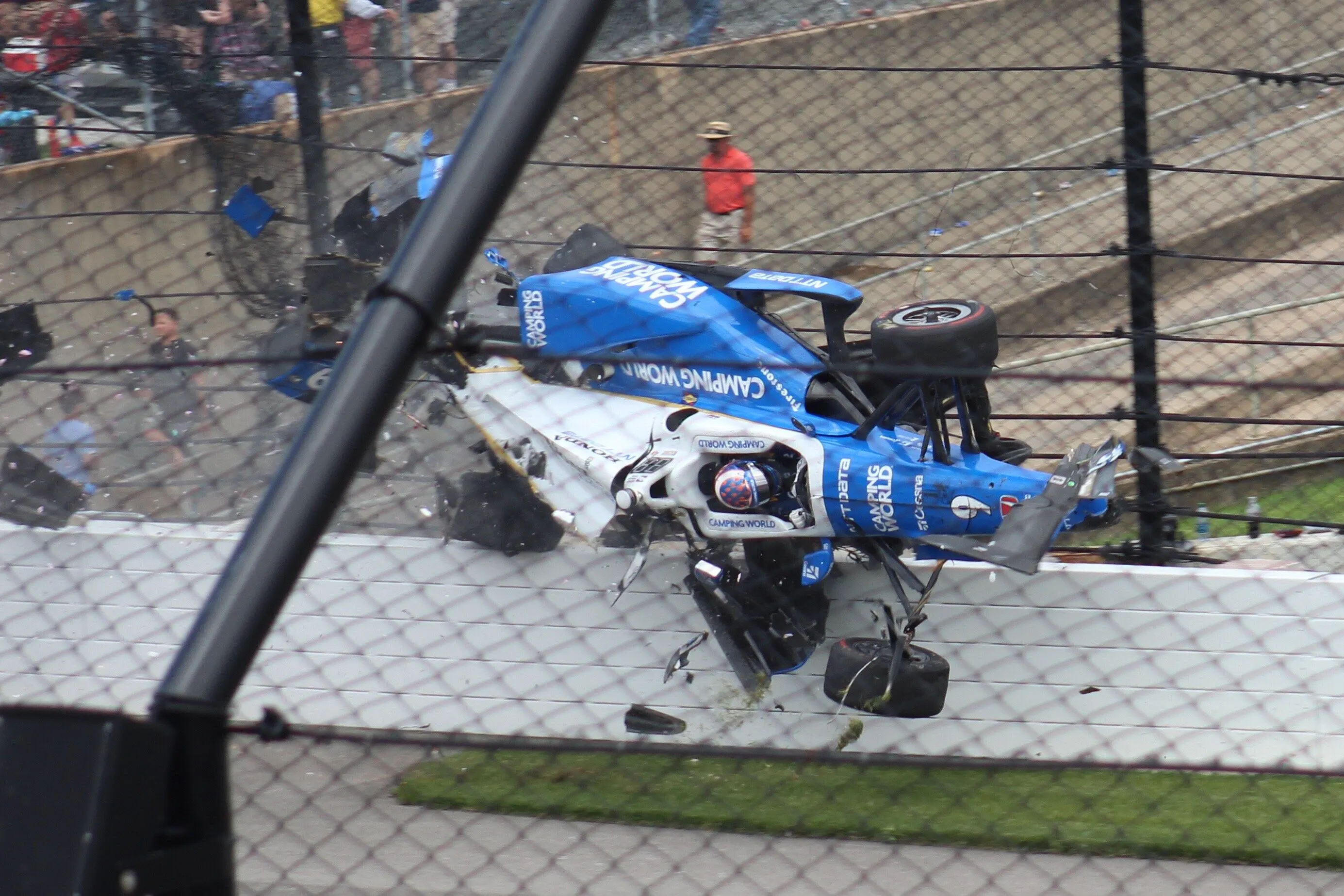 Scott Dixon 2017 Indy accident