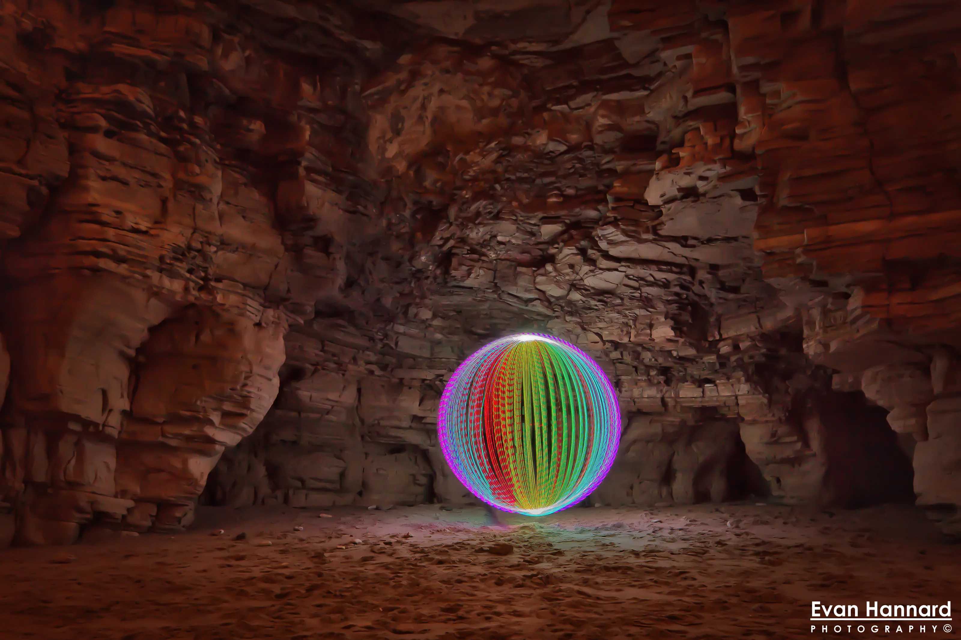 Orb at the cliffs