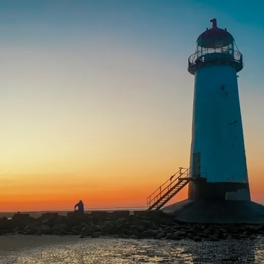 Sunset at the lighthouse