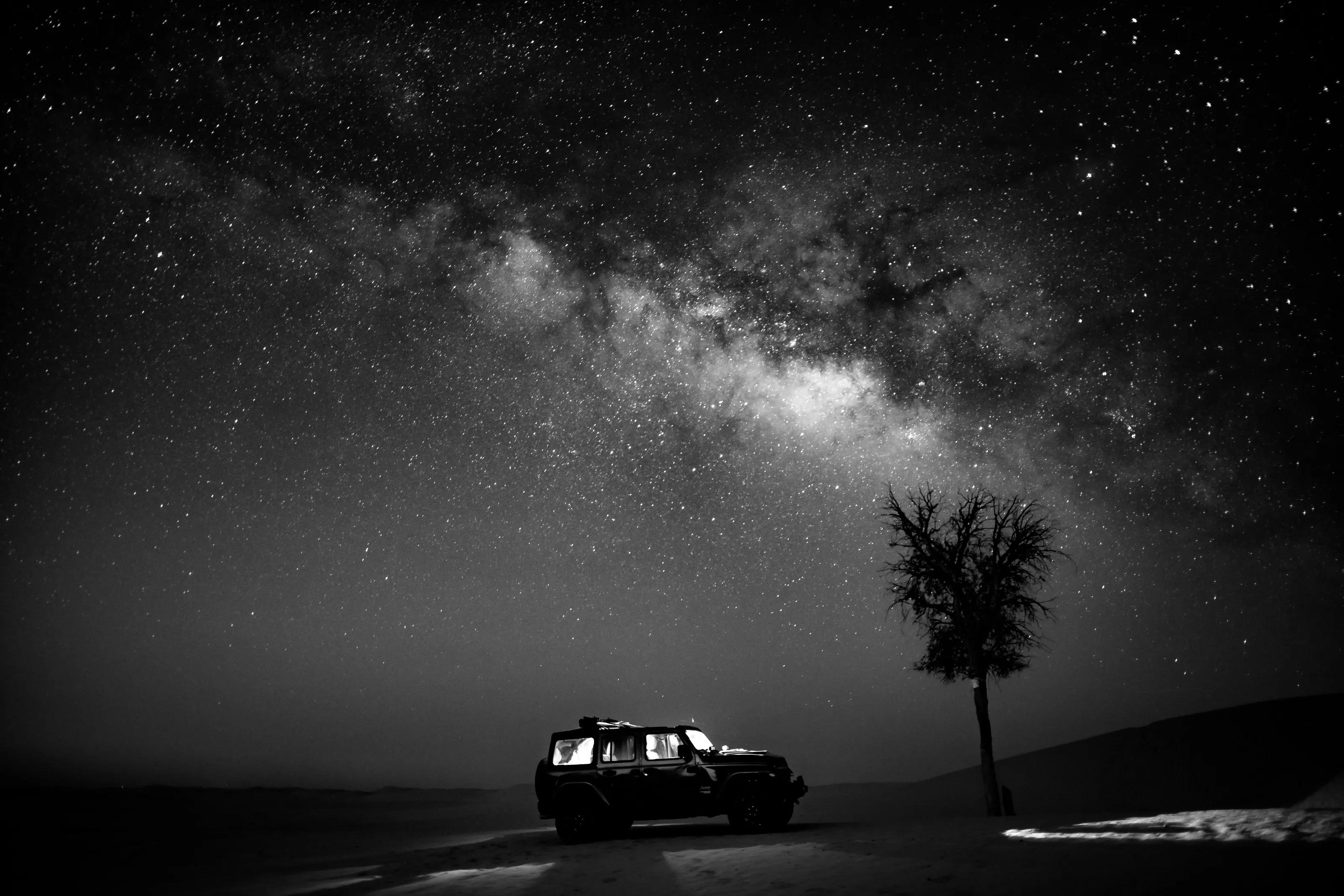 Beyond the horizon