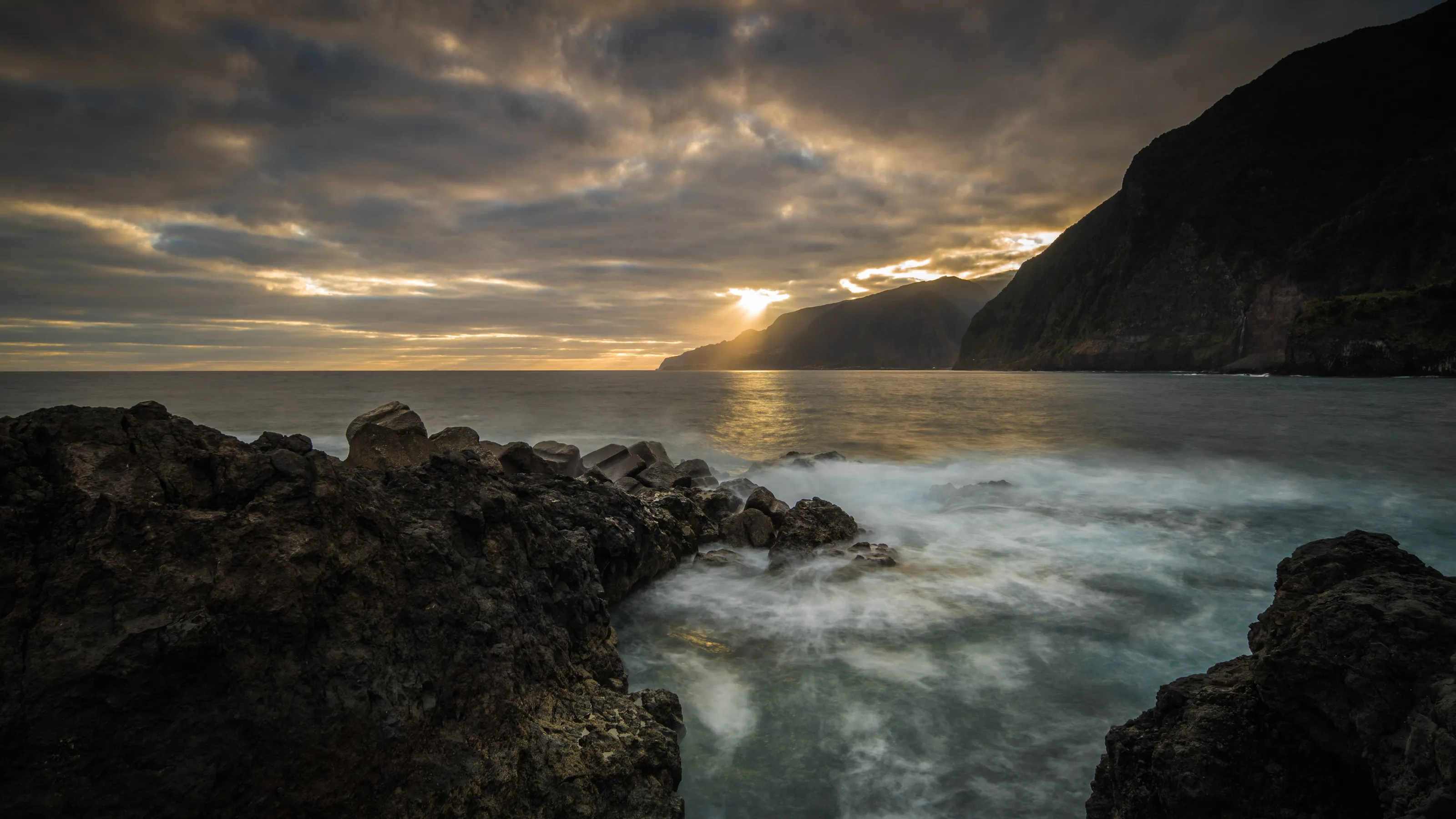 Sun rising