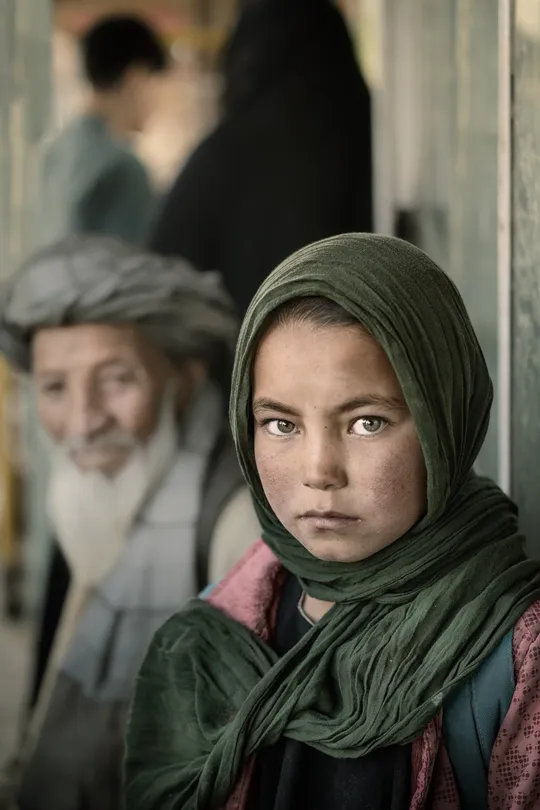 Hazara girl on the street