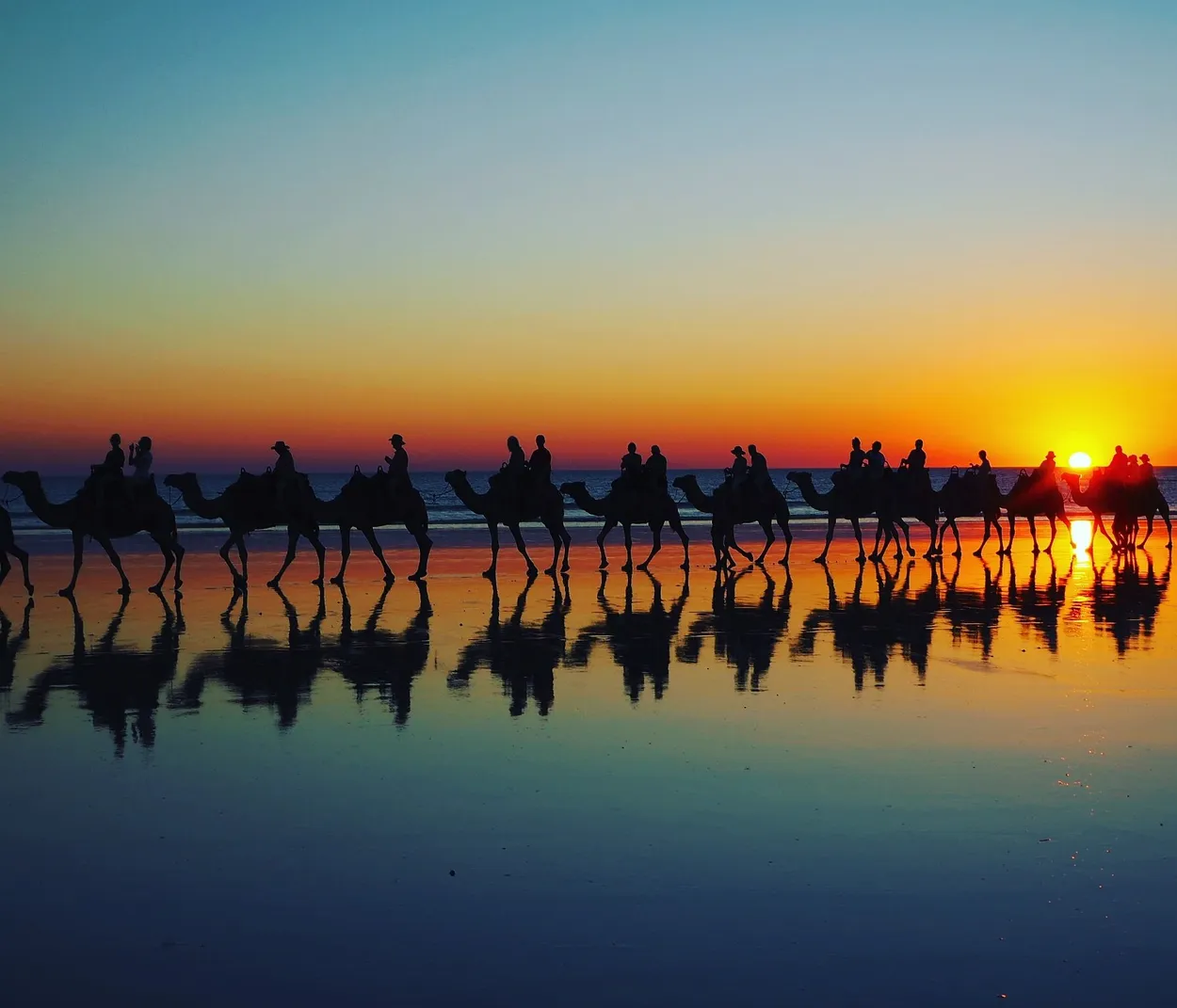 Evening beach strolls