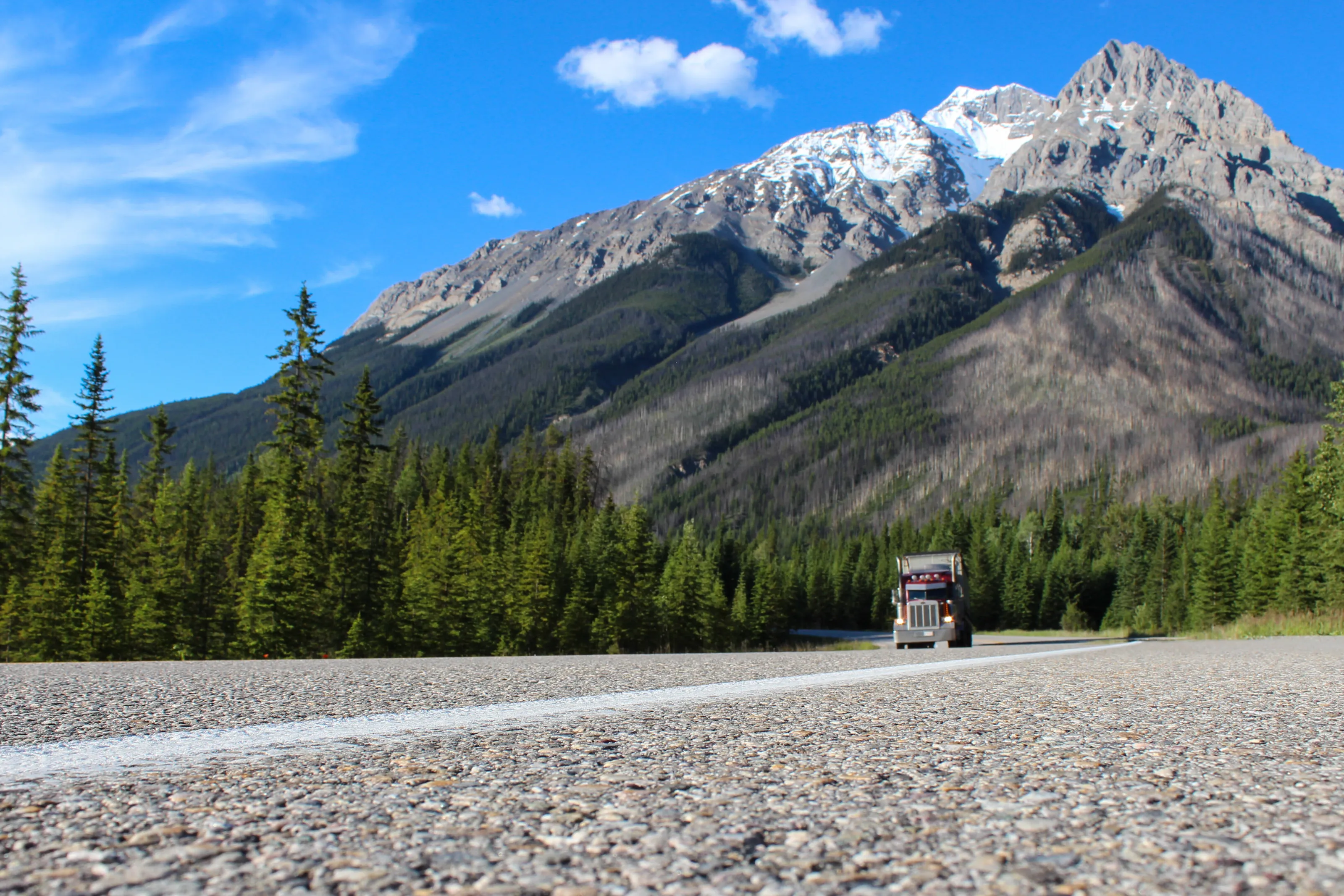 Goods on their way through Canada