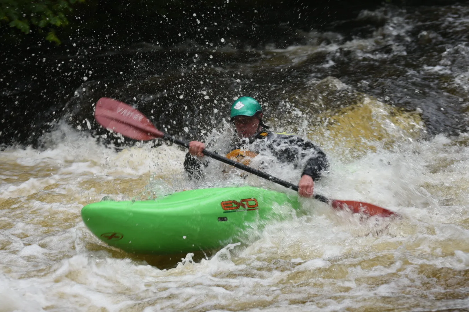 Tryweryn paddler