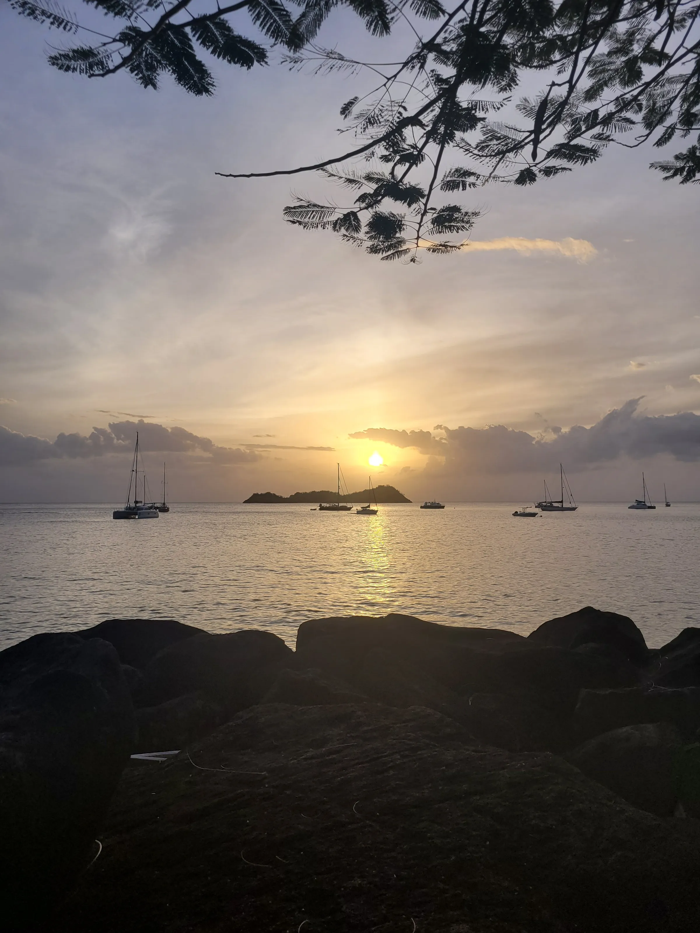Sunset in Guadeloupe