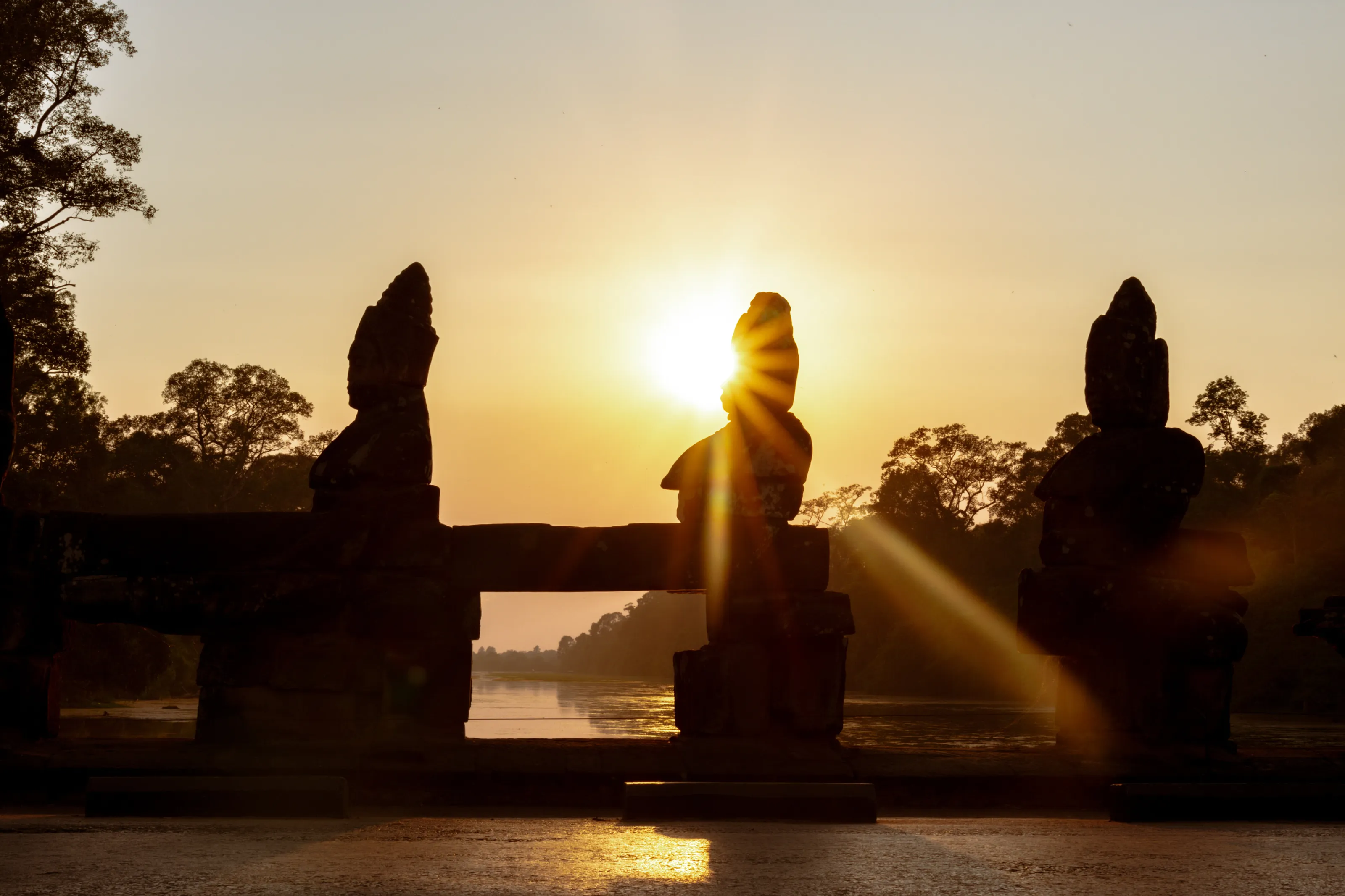 Sunset at Angkor Temples