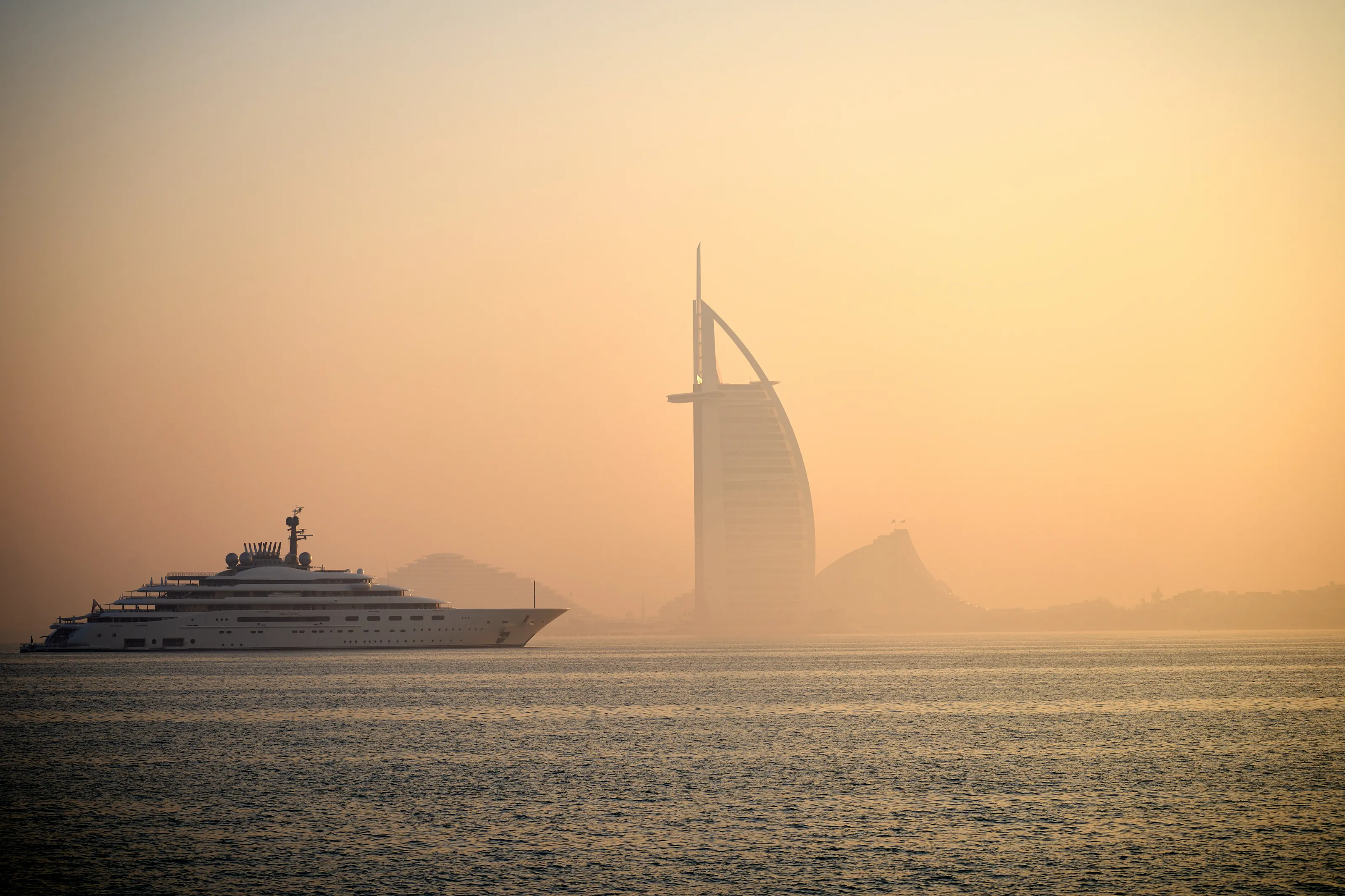 Dubai on a hazy morning