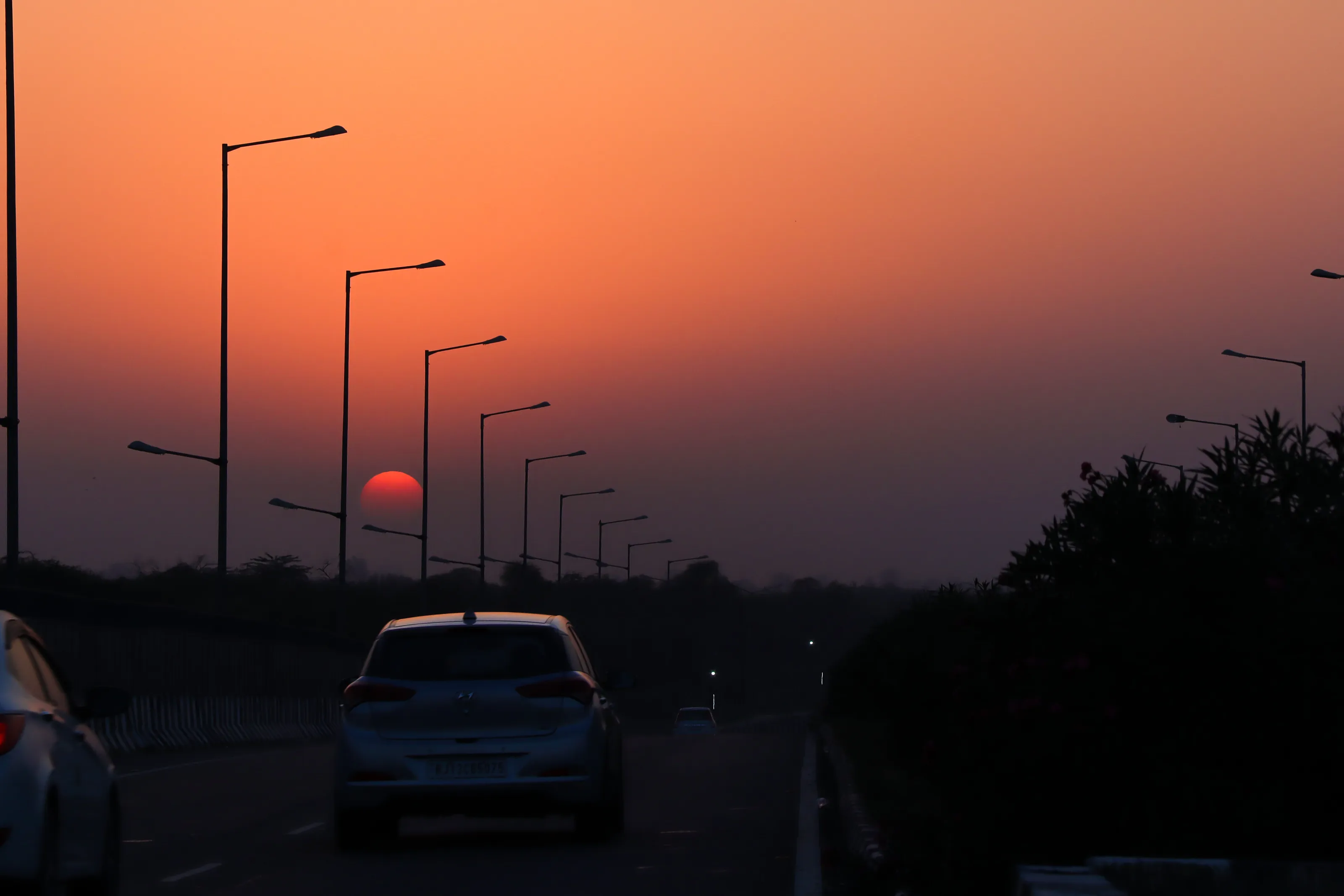 The sun And City