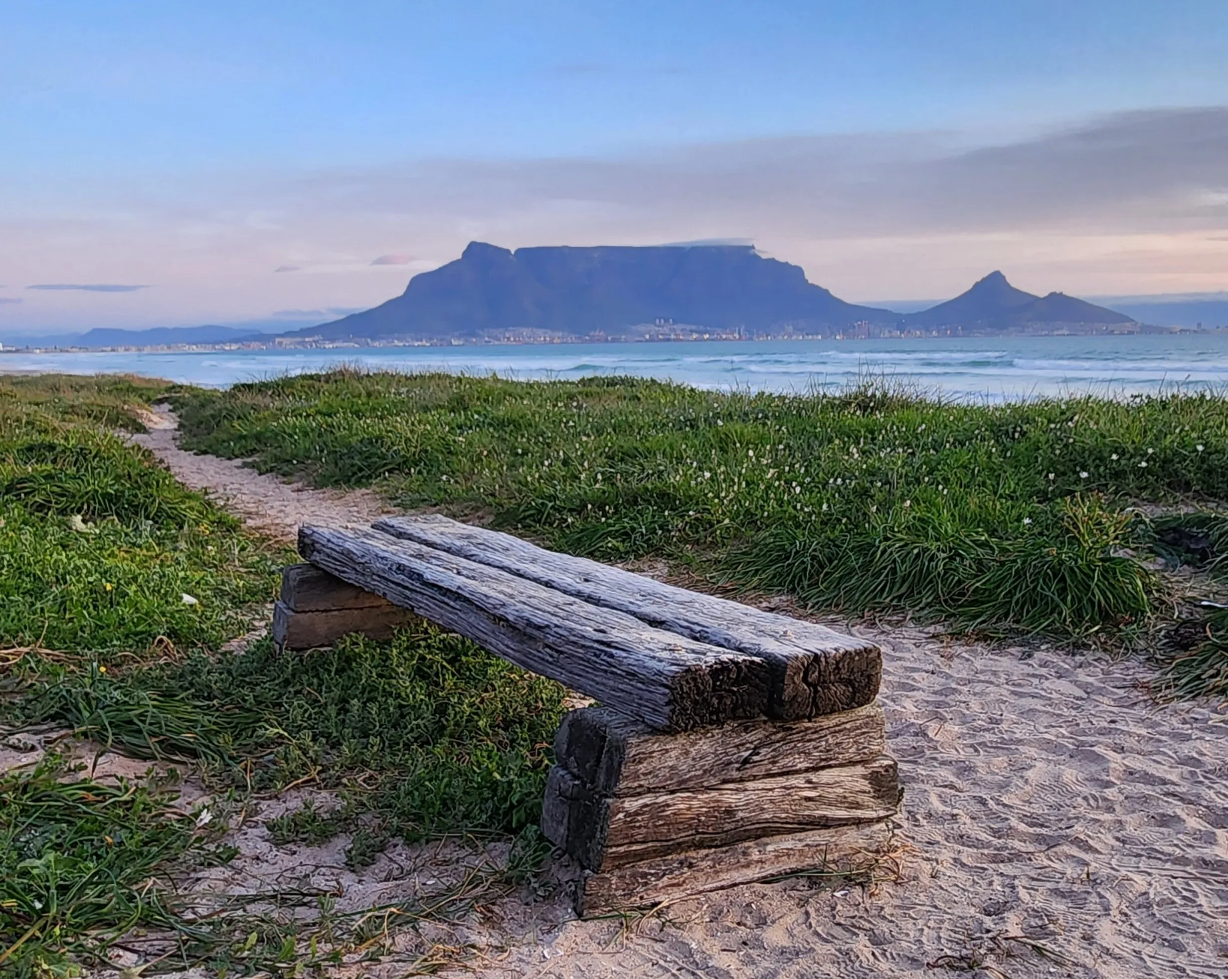 Bench facing Table mountain