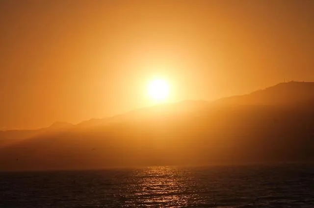Sunset,  Santa Monica Pier