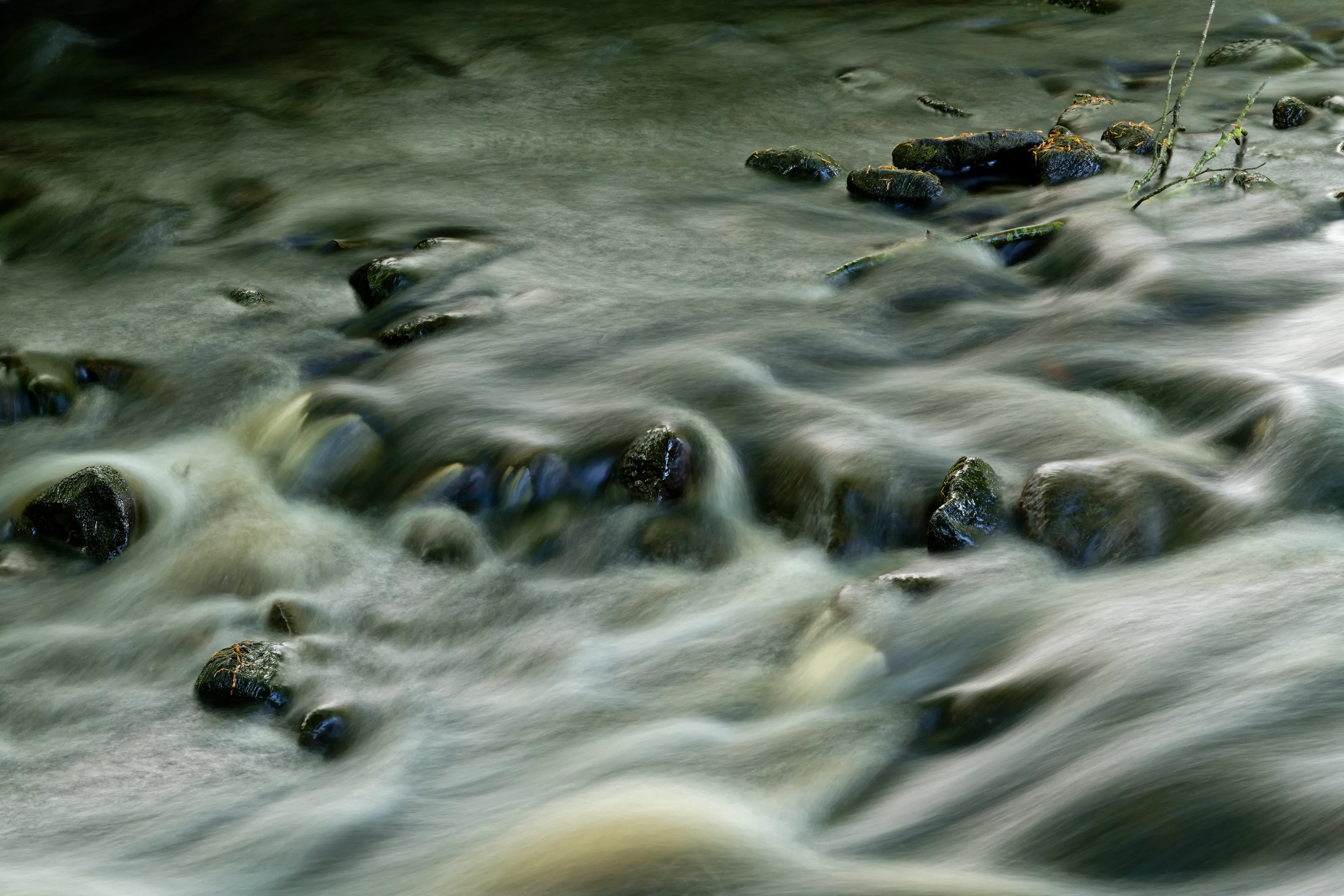 Rocky Water Flow