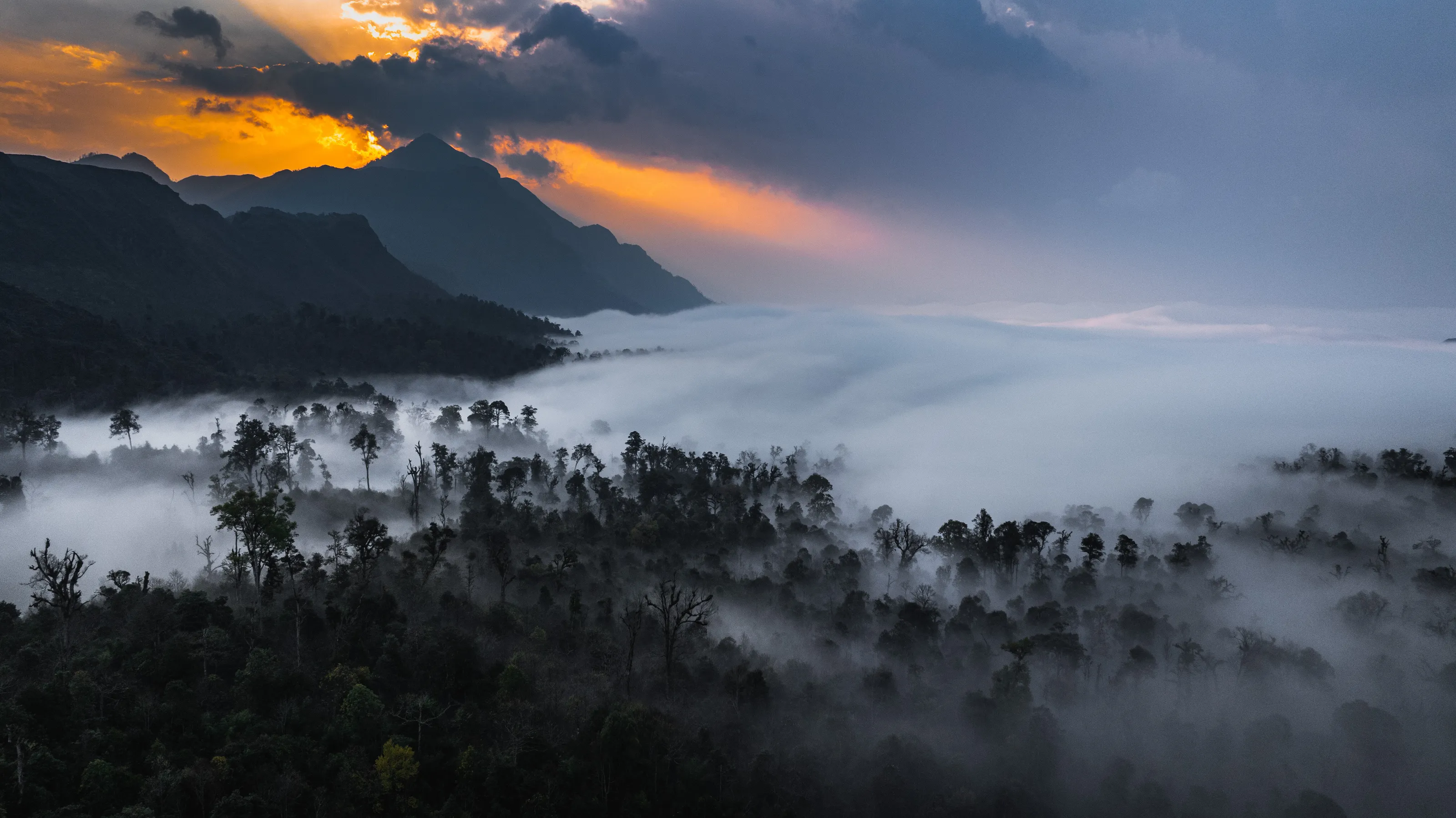 Sunrise in Y Ty, Bat Xat, Lao Cai, Vietnam