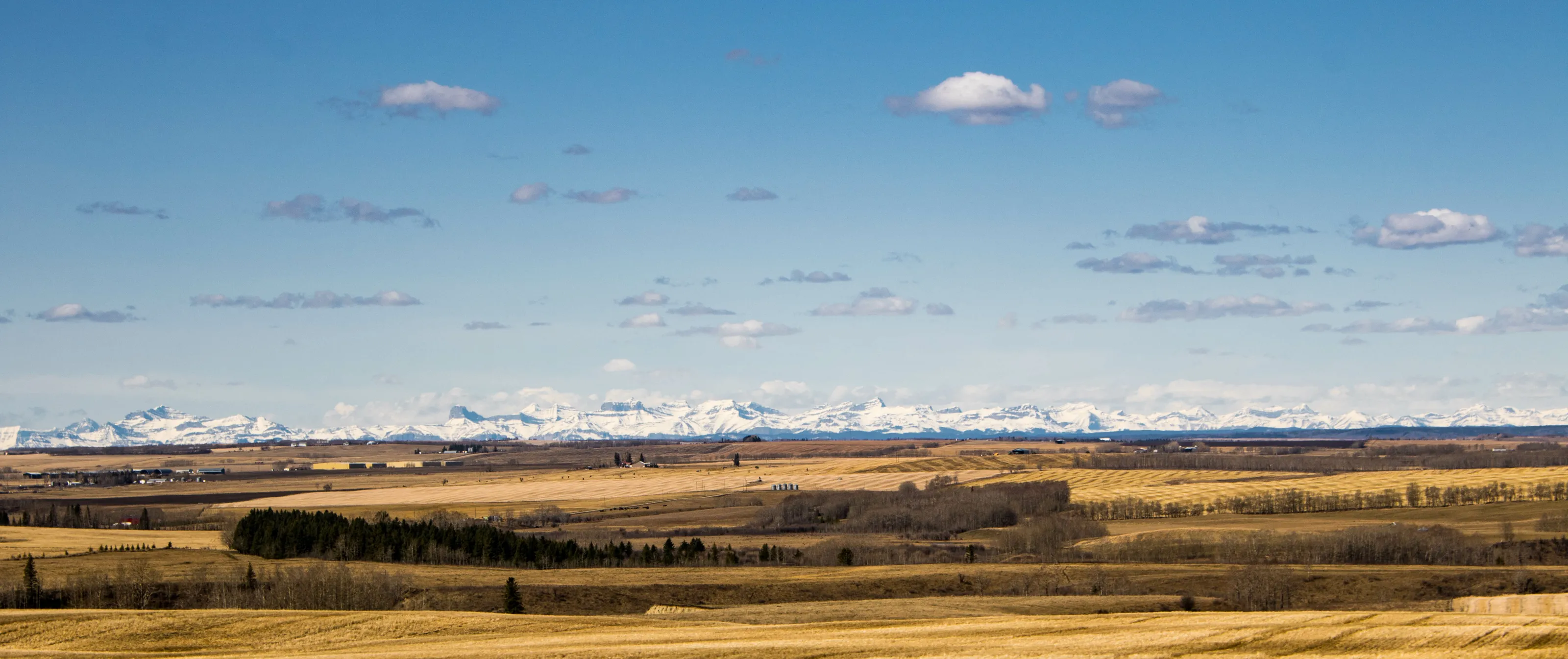 Clear view to the Rockies
