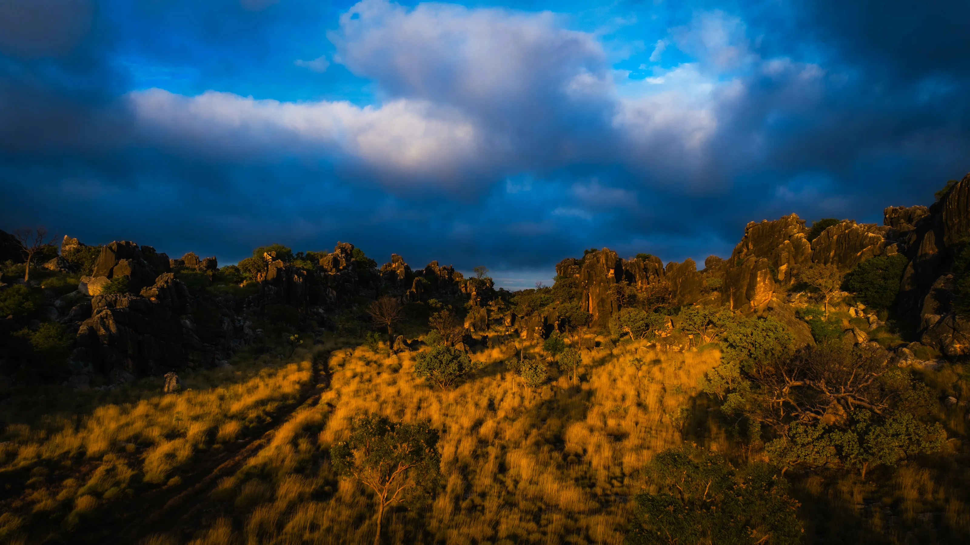 Sunset on the reef