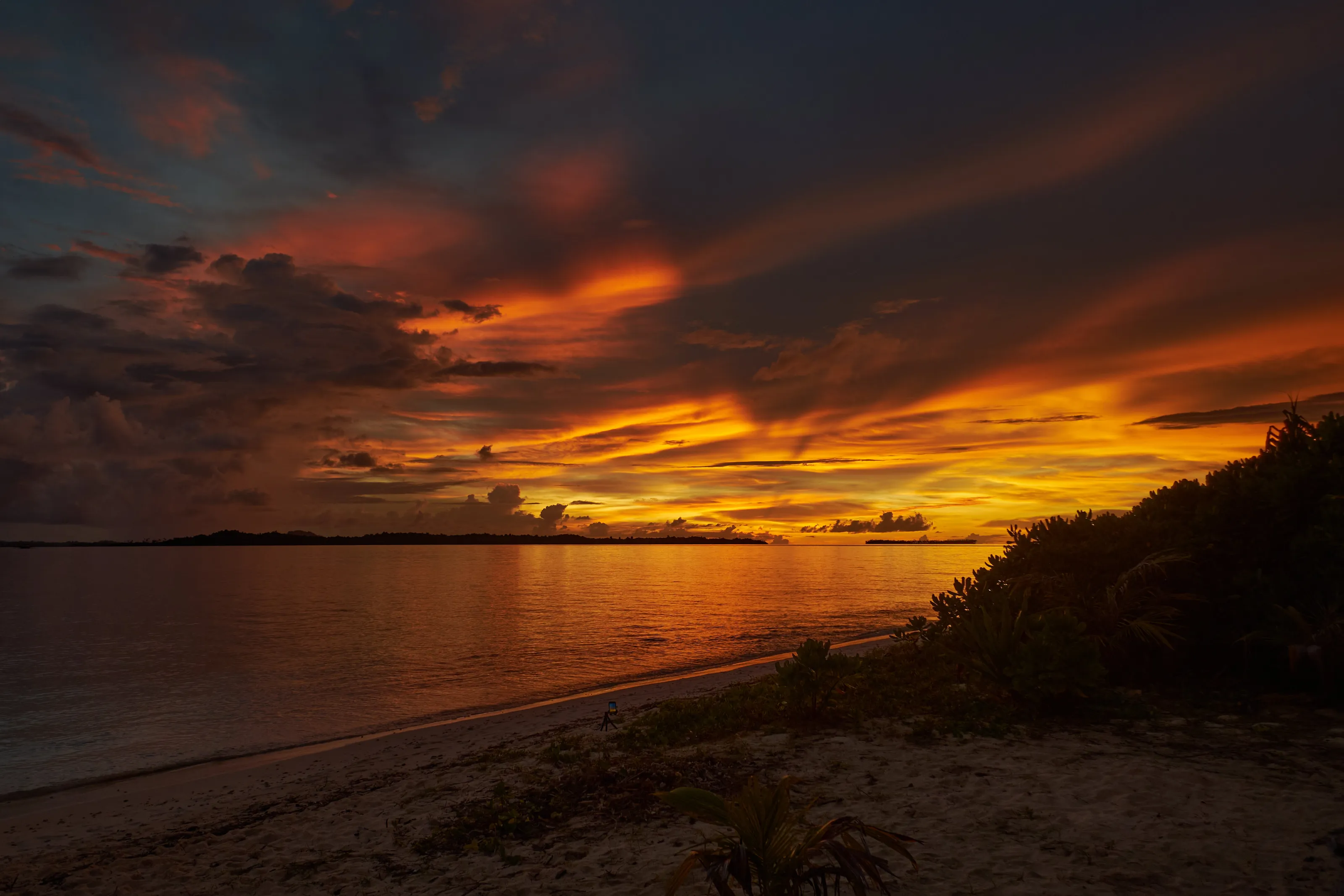 Sunset on Sikandang