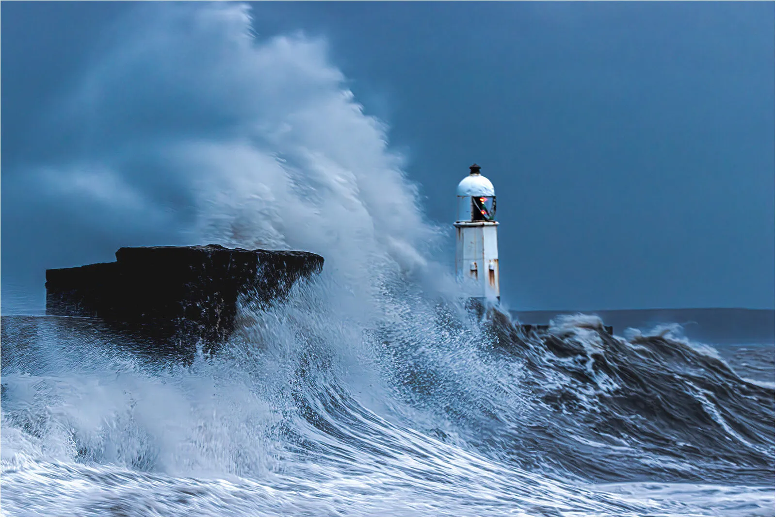 Roaring Waves Porthcawl Pier